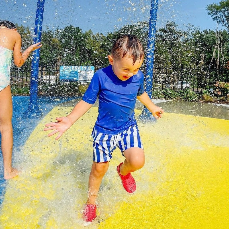 Toddler Perforated Slip On Water Sneakers in Red Cerise - Bay