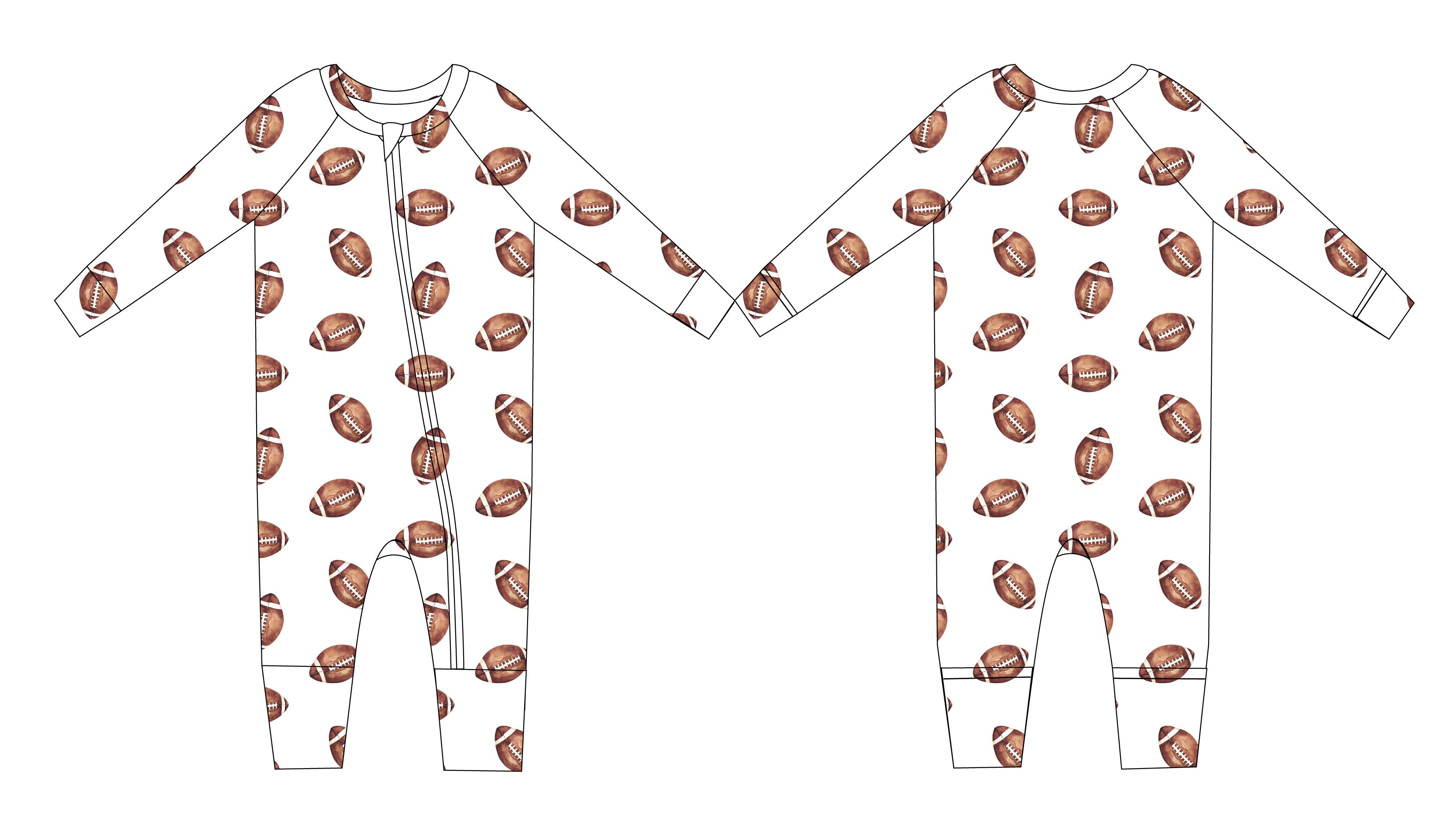 Football (ribbed) - Zippy