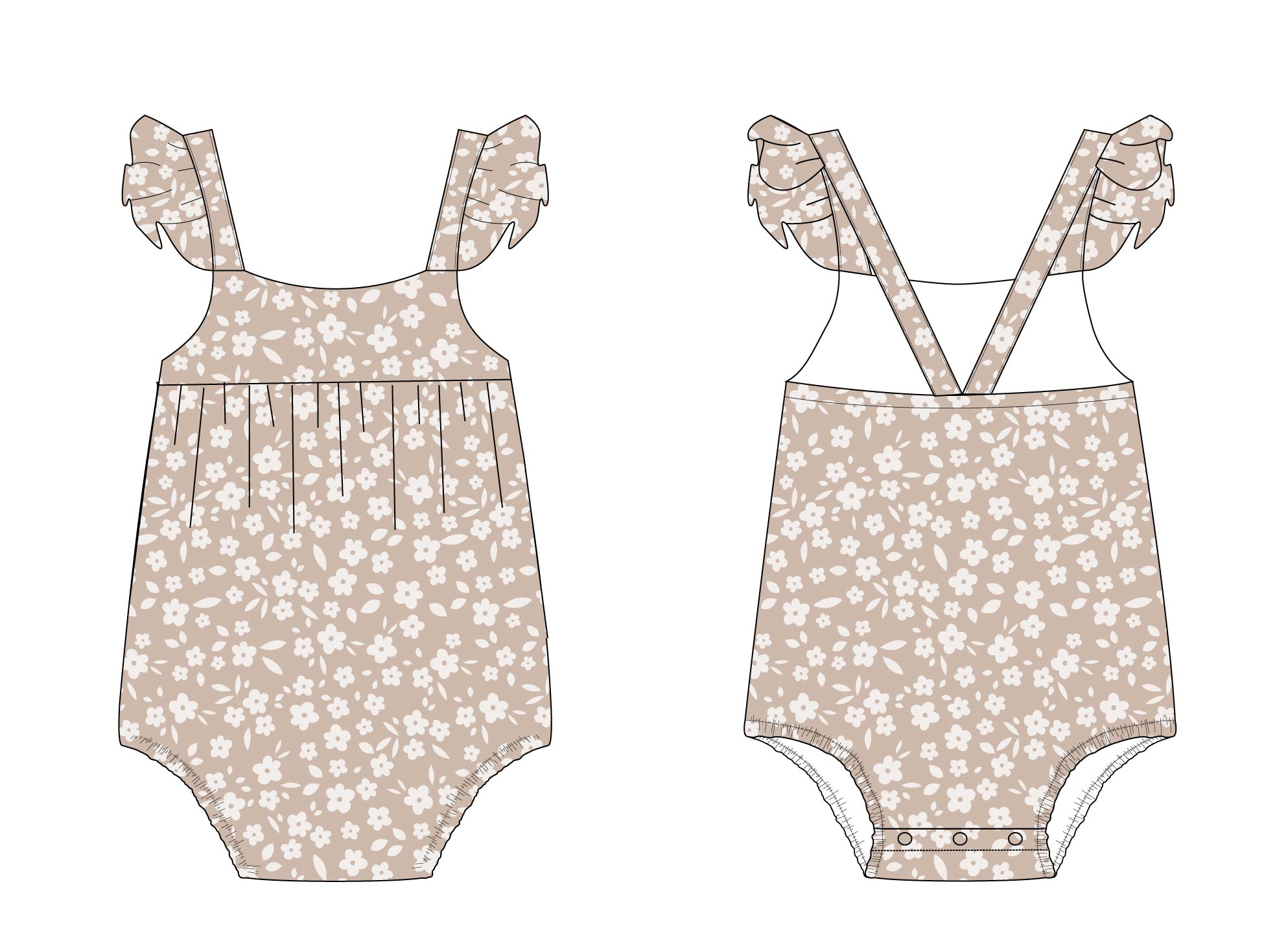 Calista - Bubble Romper