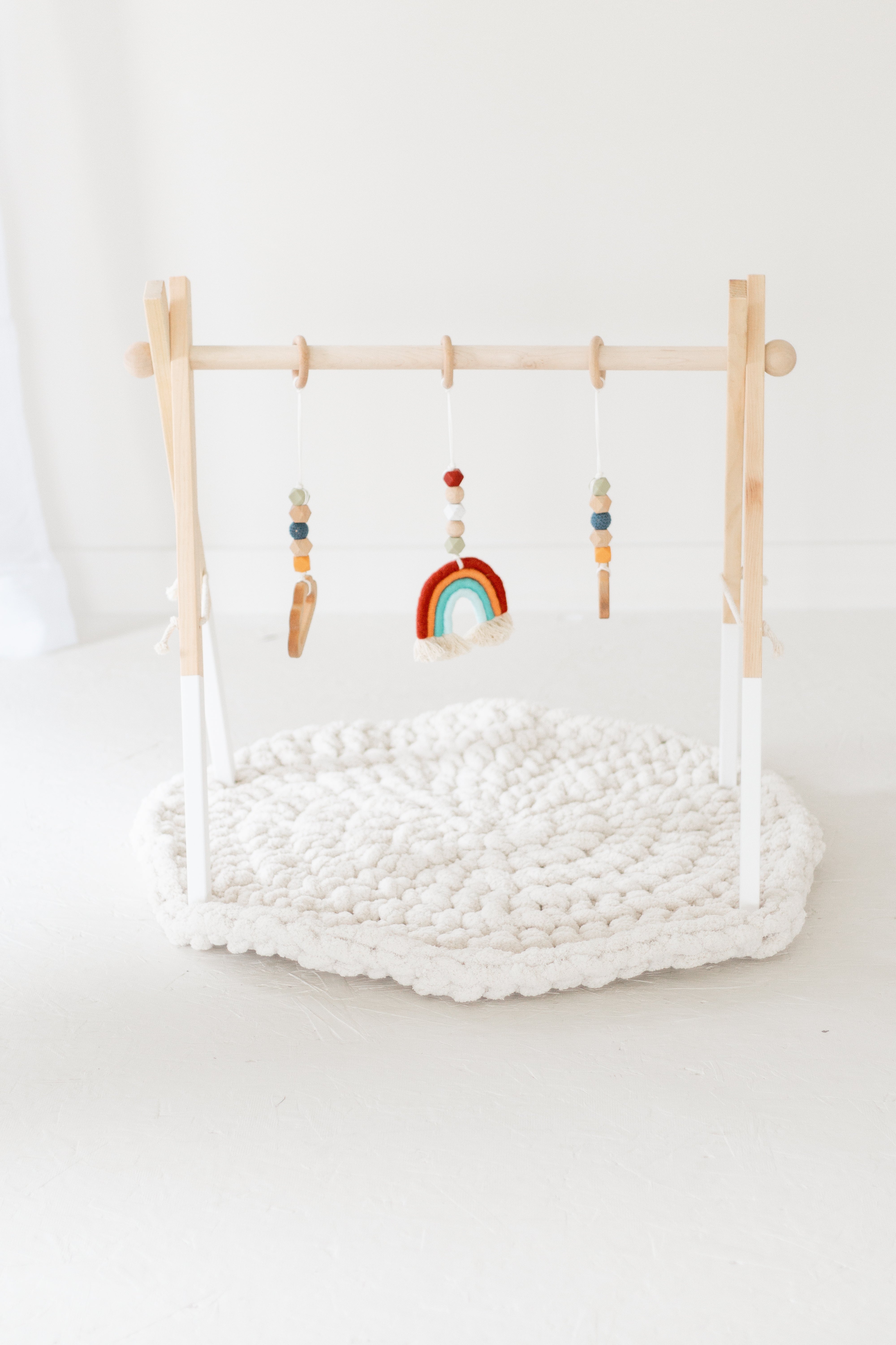 Hanging Rainbow Baby Gym Toys