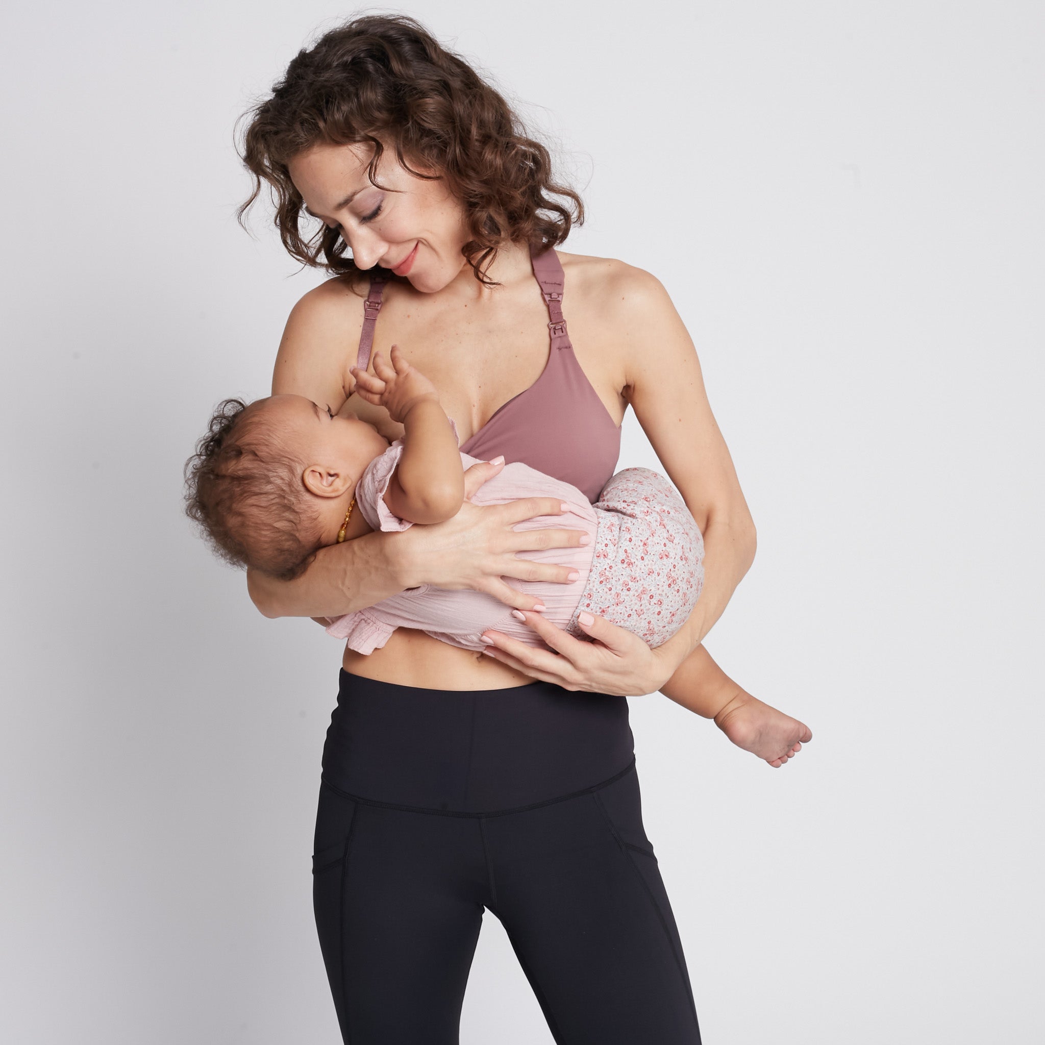 Venice 3 Ultimate Support Full Coverage Nursing & Pumping Sports Bra (desert Dusk)