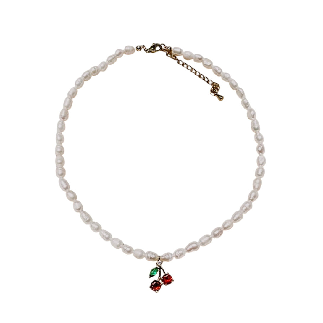 California Cherry Ray Necklace