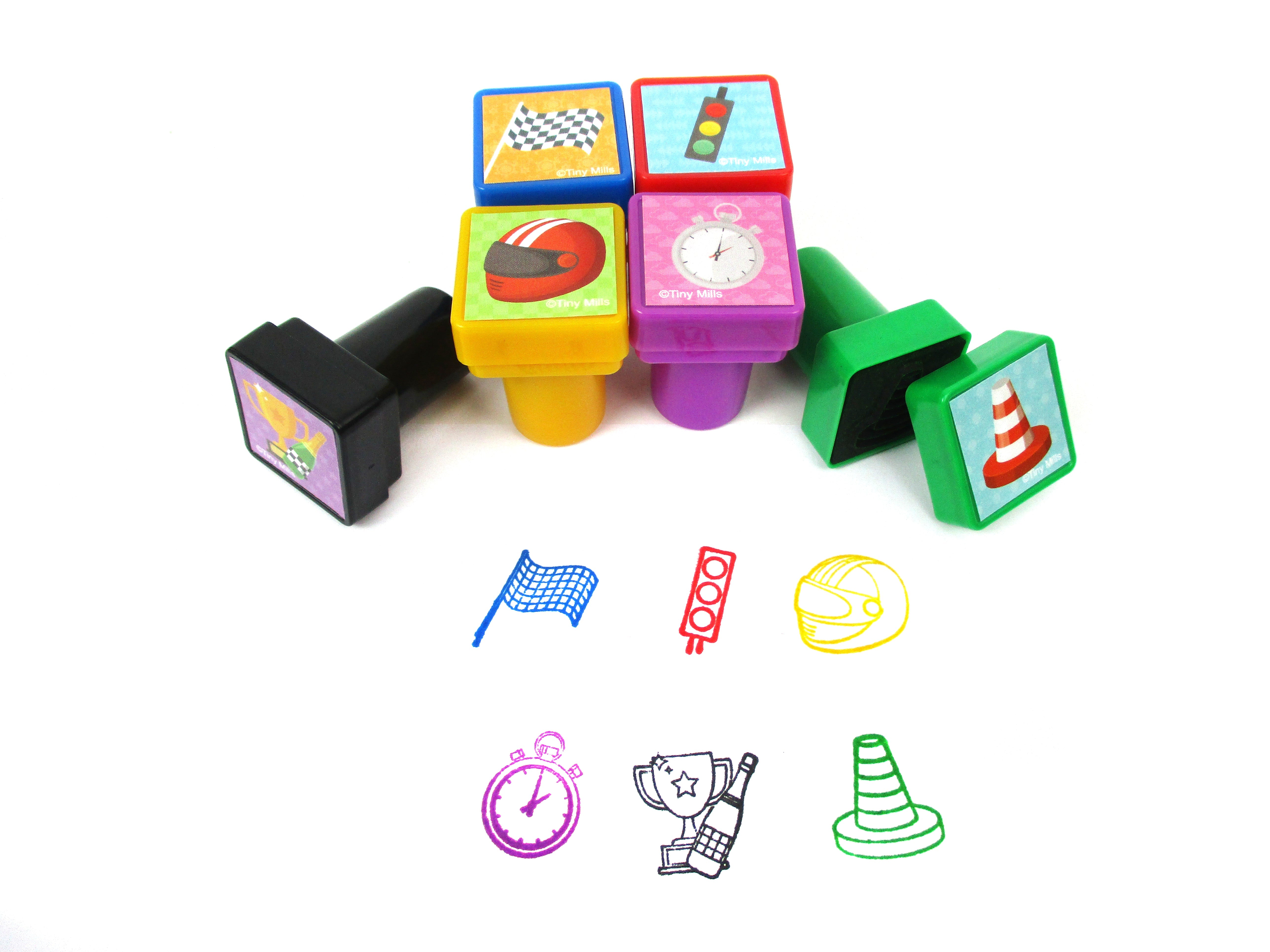 Race Car Square Stampers