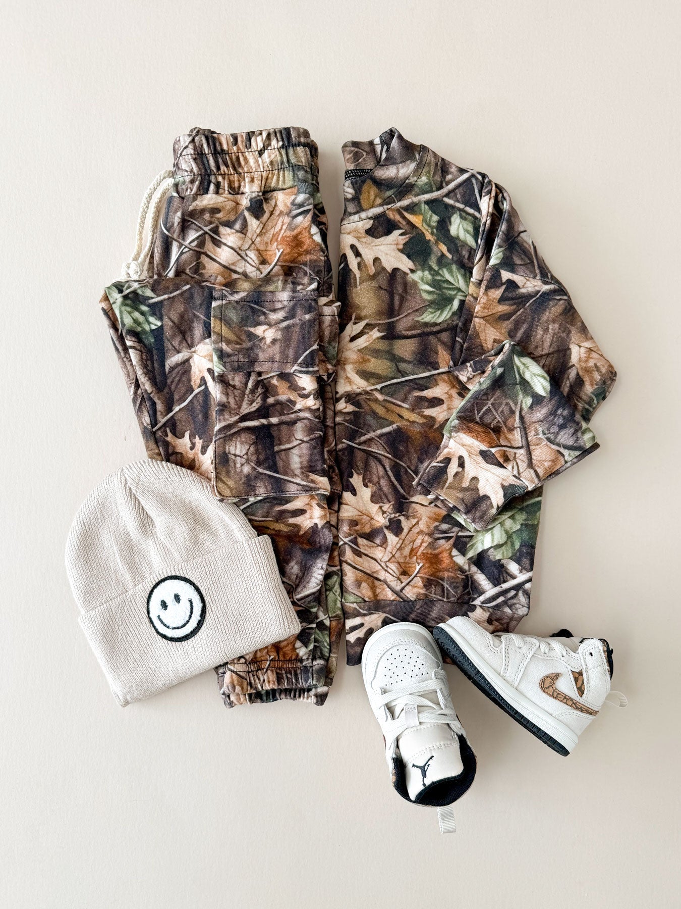 Cargo Jogger Set | Brown Camo