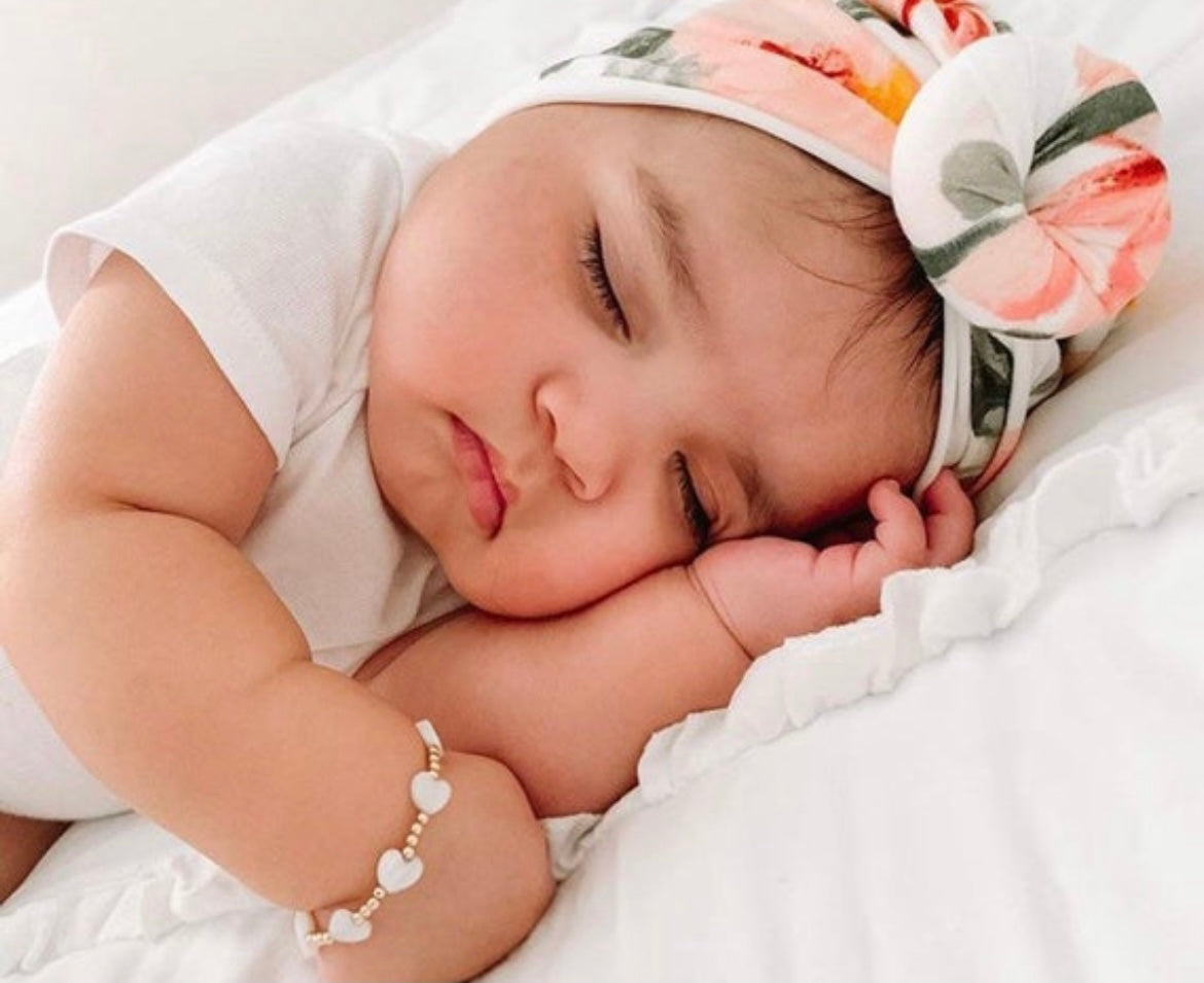 Gold-filled Shell Heart Bracelet | Handmade Jewelry For Women, Kids & Babies | Everyday Layering Bracelet