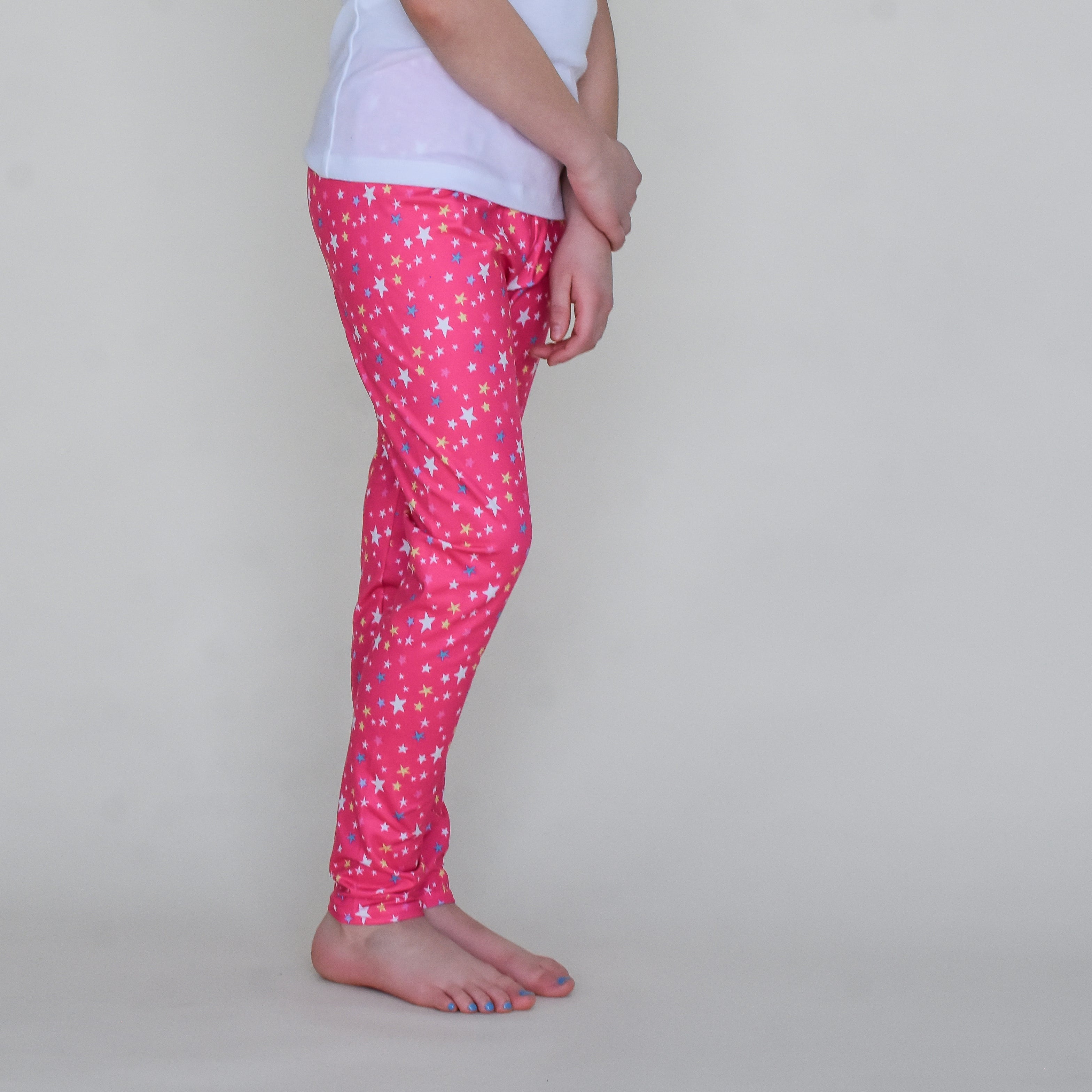 Pink Star Leggings