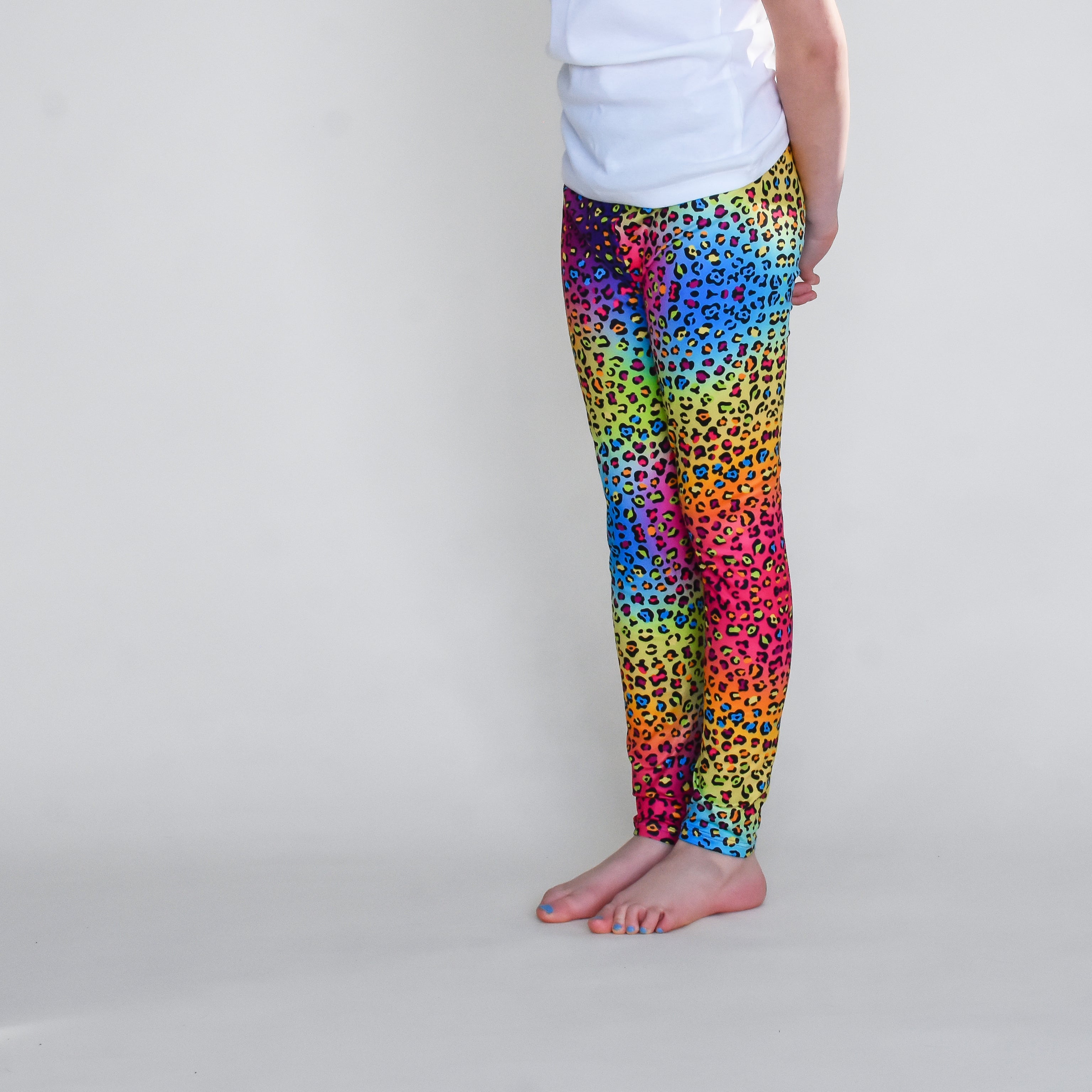 Rainbow Leopard Leggings