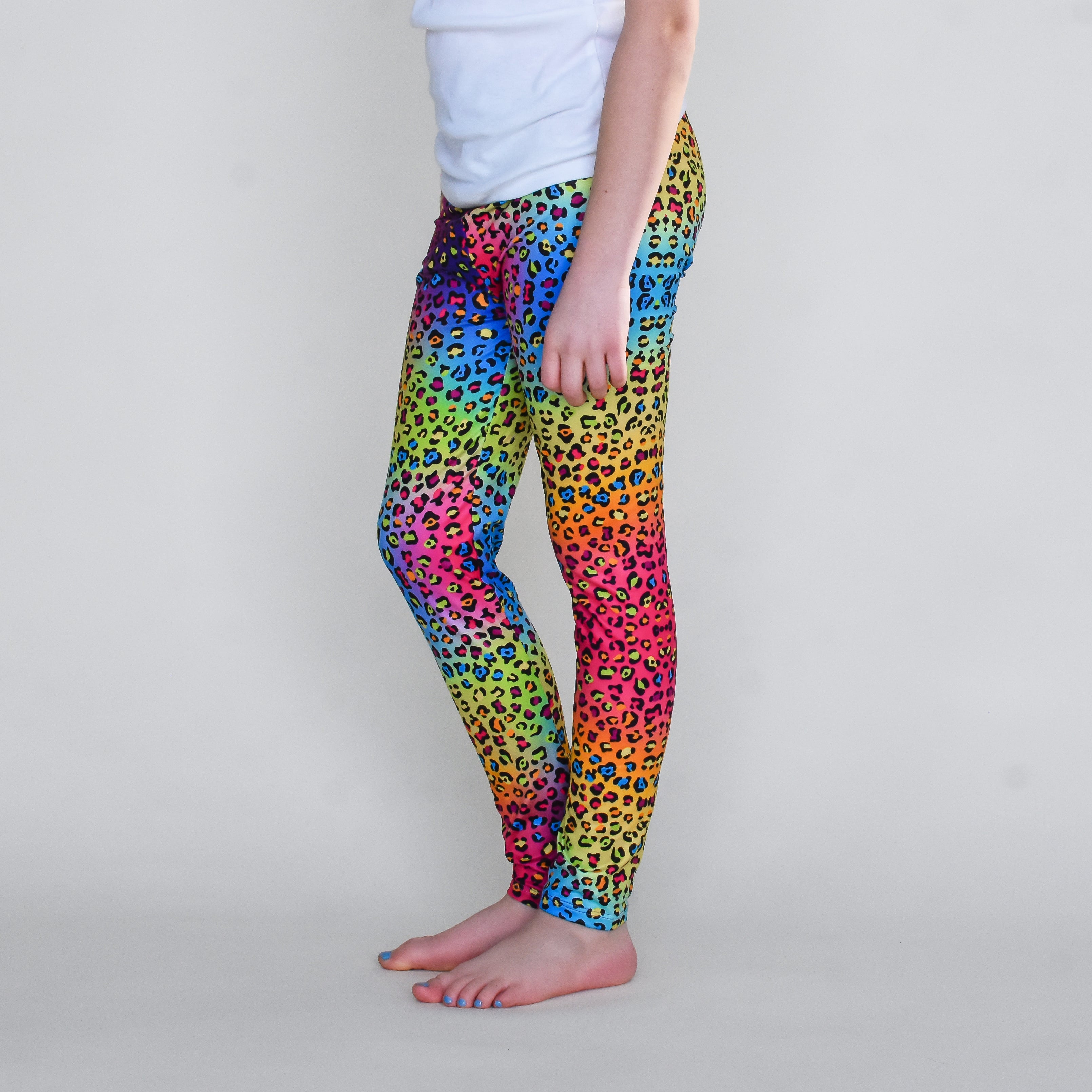Rainbow Leopard Leggings
