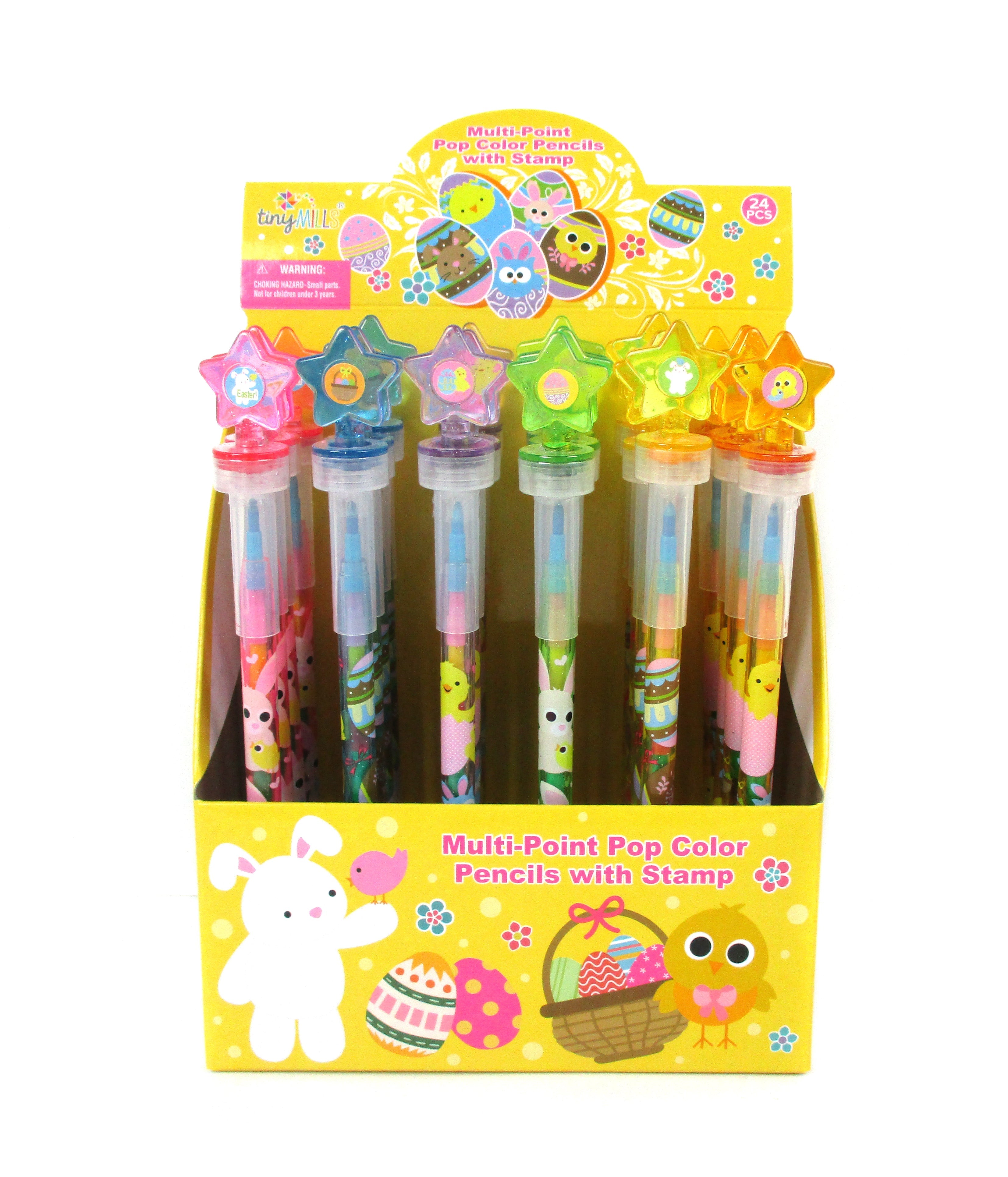 Easter Stackable Crayon With Stamper Topper