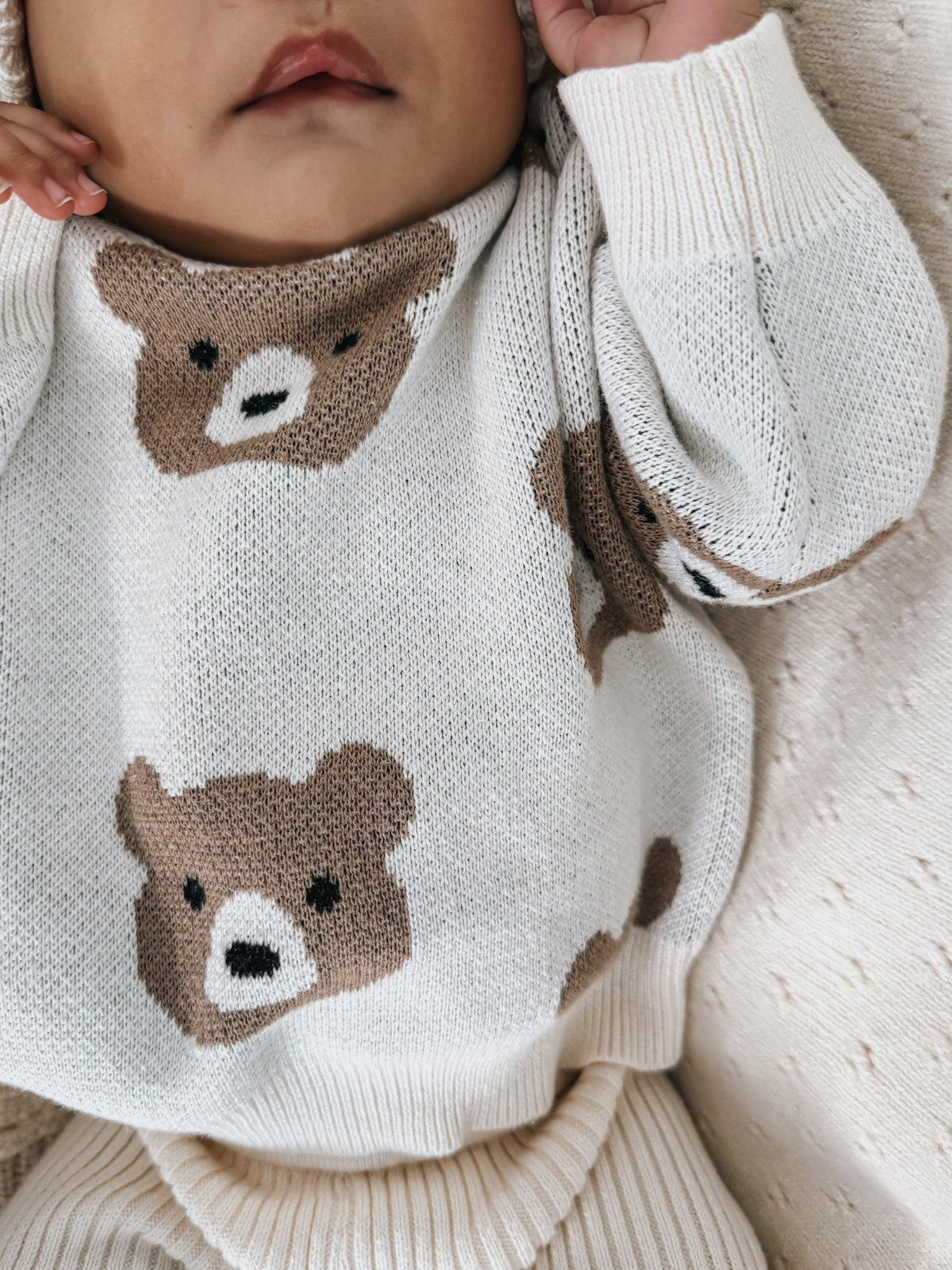 Little Bear Jacquard Sweater