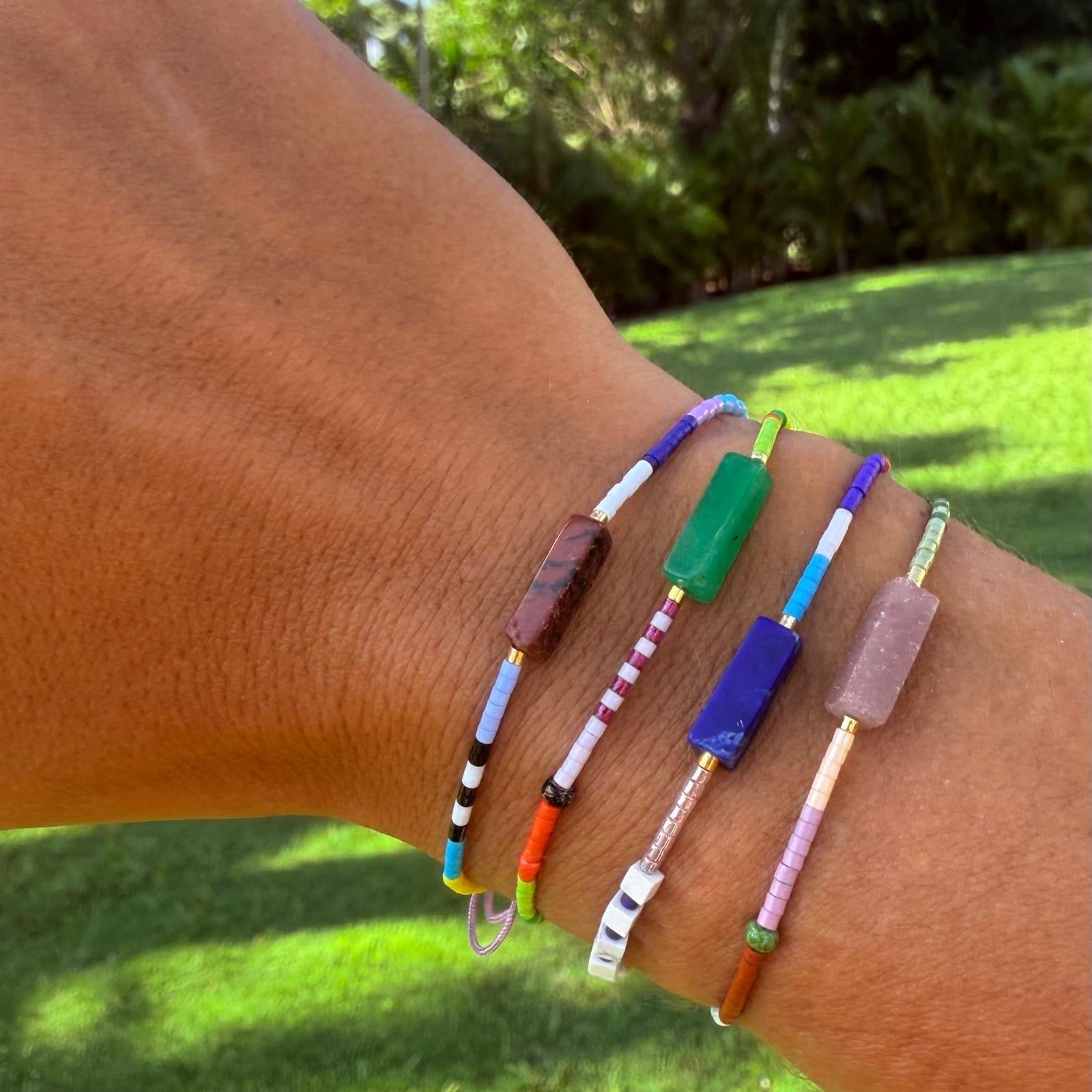 Kira Stone Beaded Bracelet