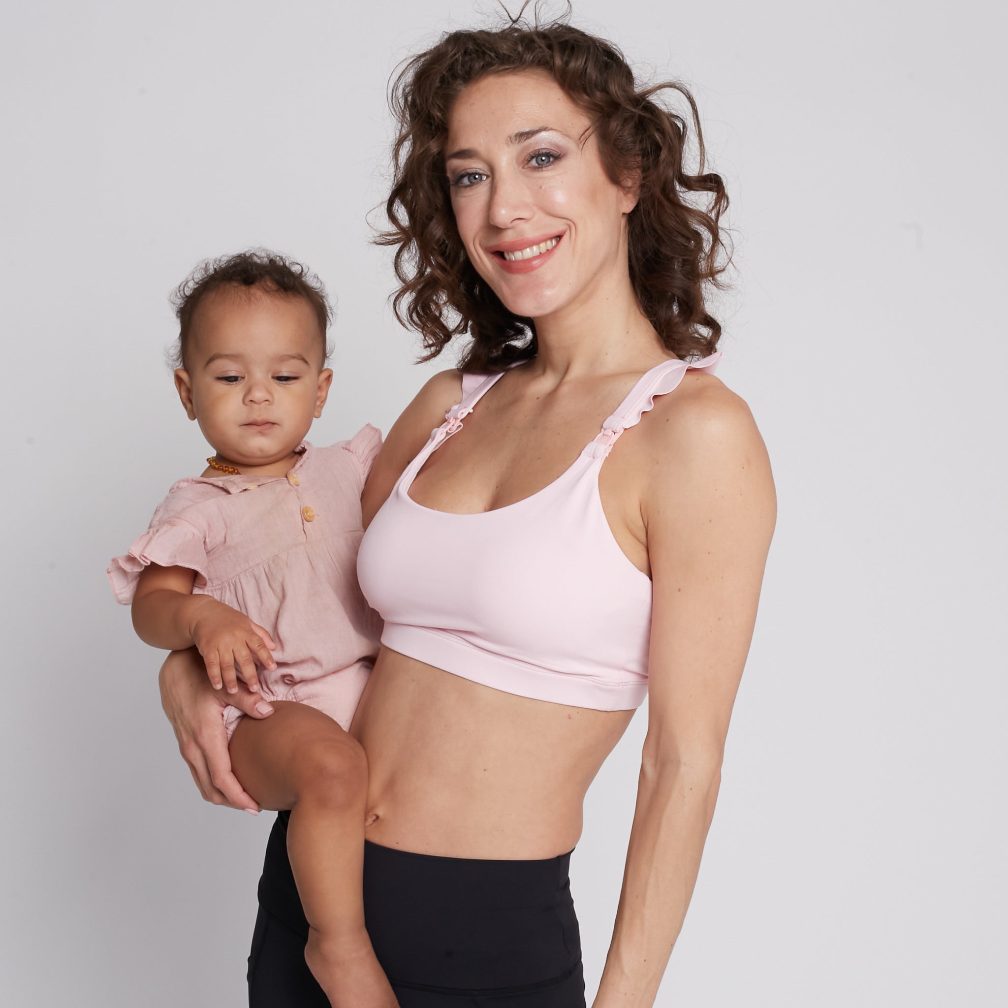 Madison - Medium Support Nursing Sport Bra (blush Pink)