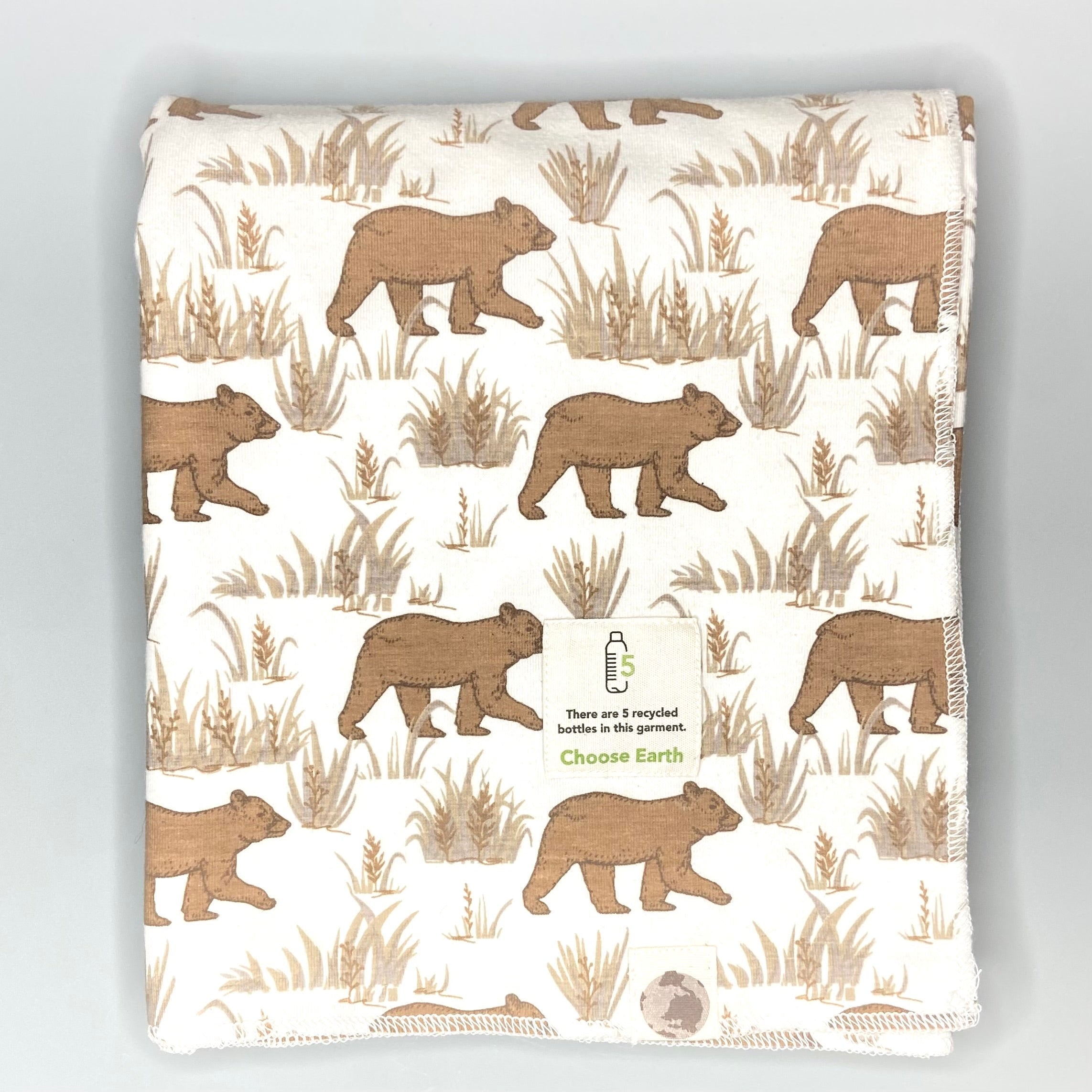 Bear Print Swaddle