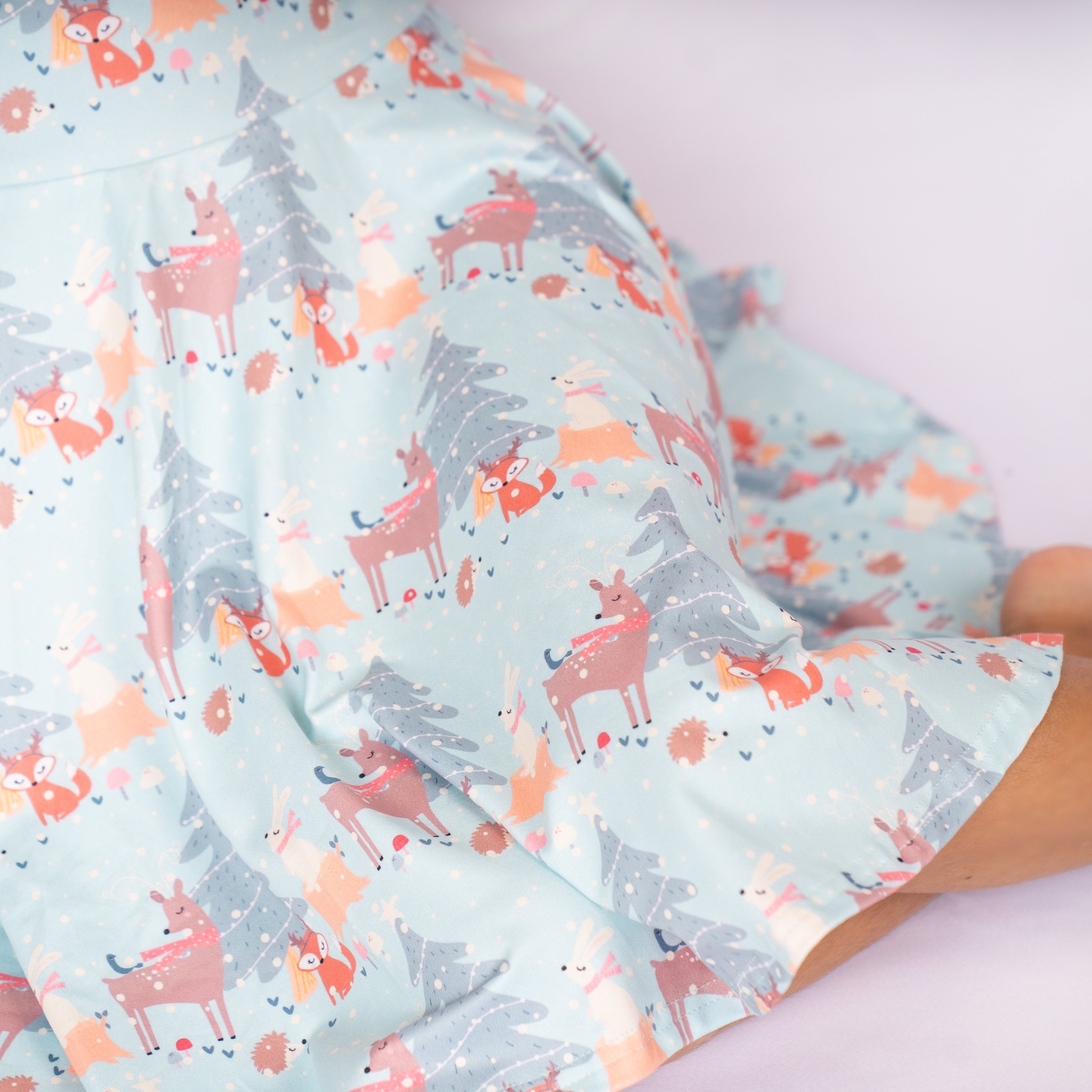 Winter Forest Friends Dress