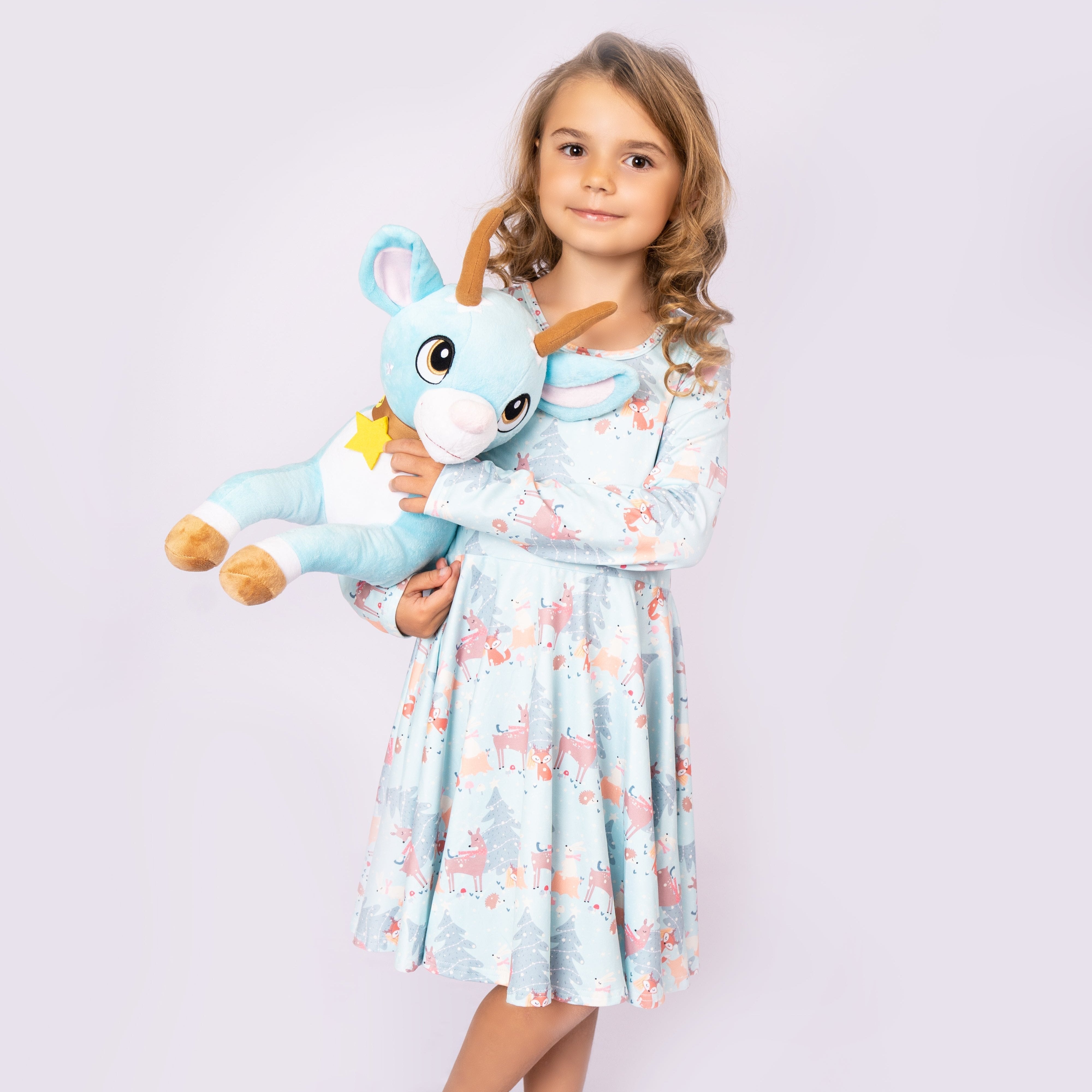 Winter Forest Friends Dress