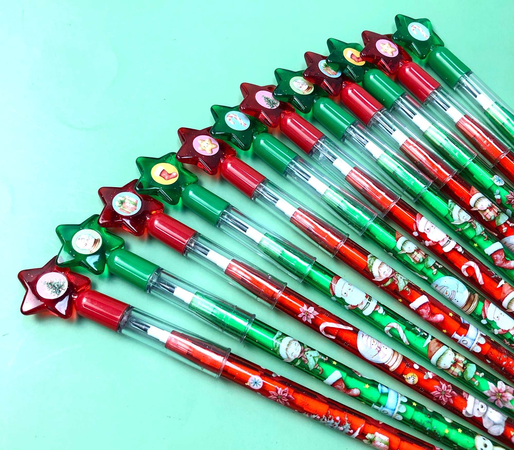 Vintage Rustic Christmas Multi Point Pencils
