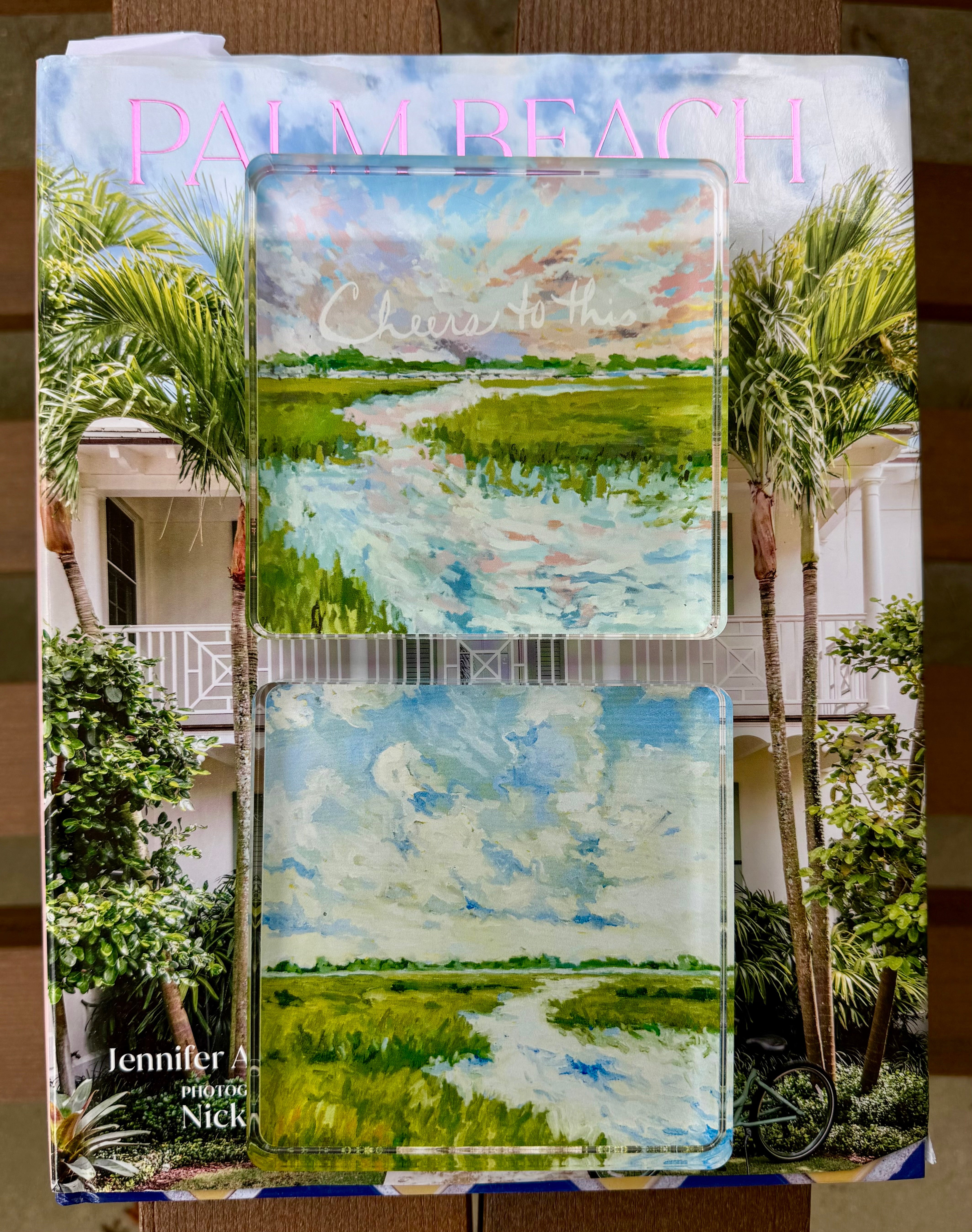 Cheers To This Acrylic Art Block