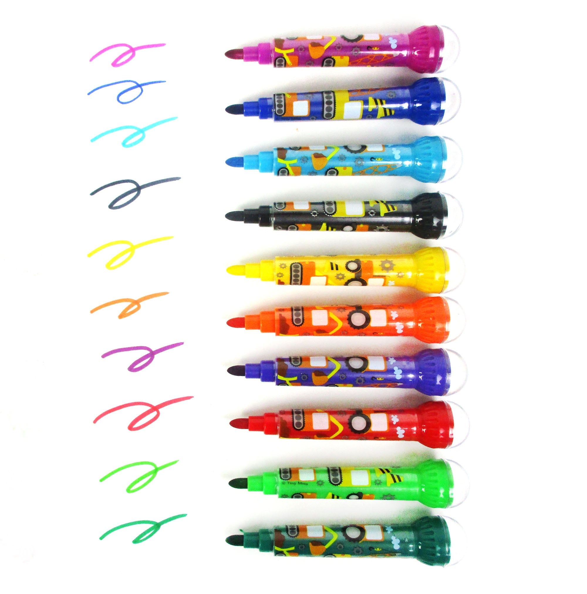 Construction Stamp Marker Set - Set Of 10