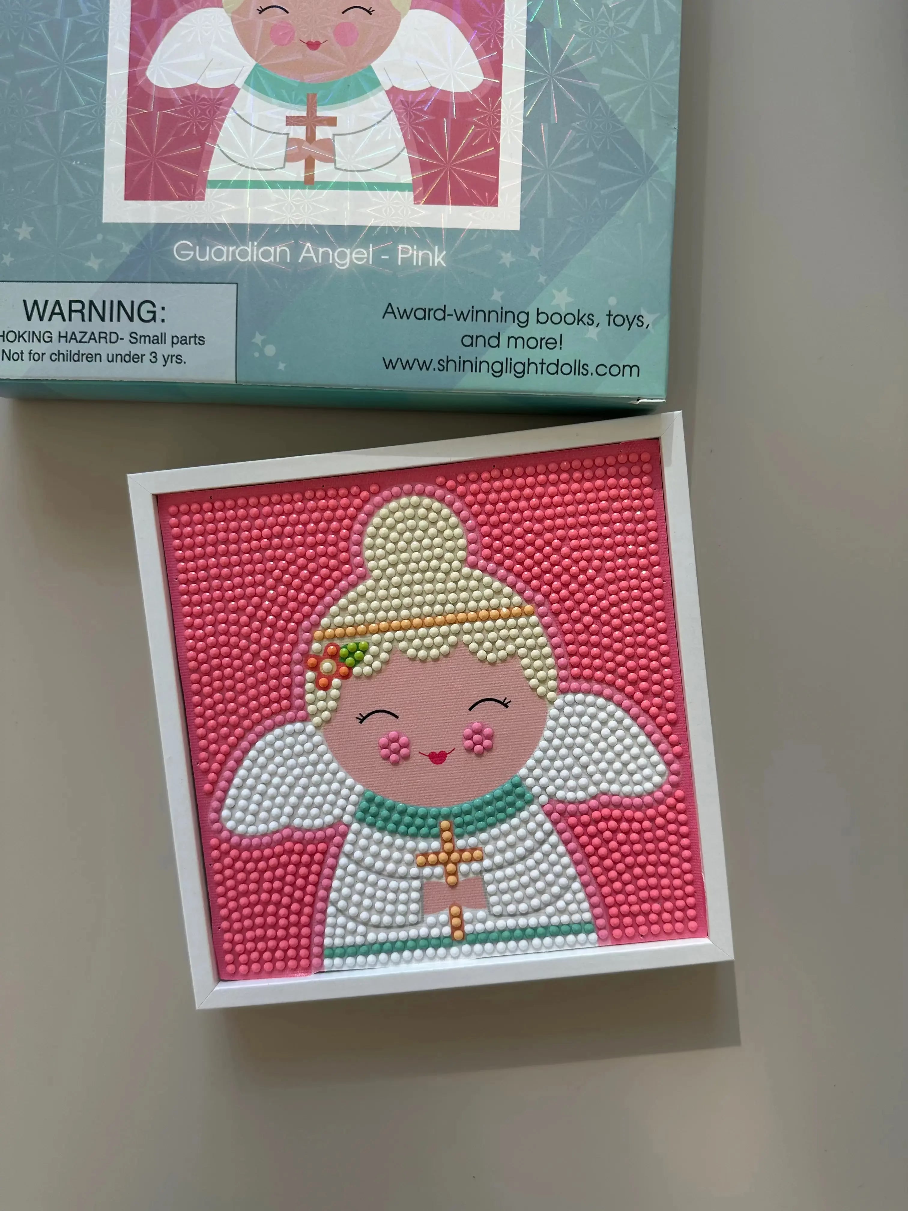 Gem Art Craft Kit Guardian Angel (pink)