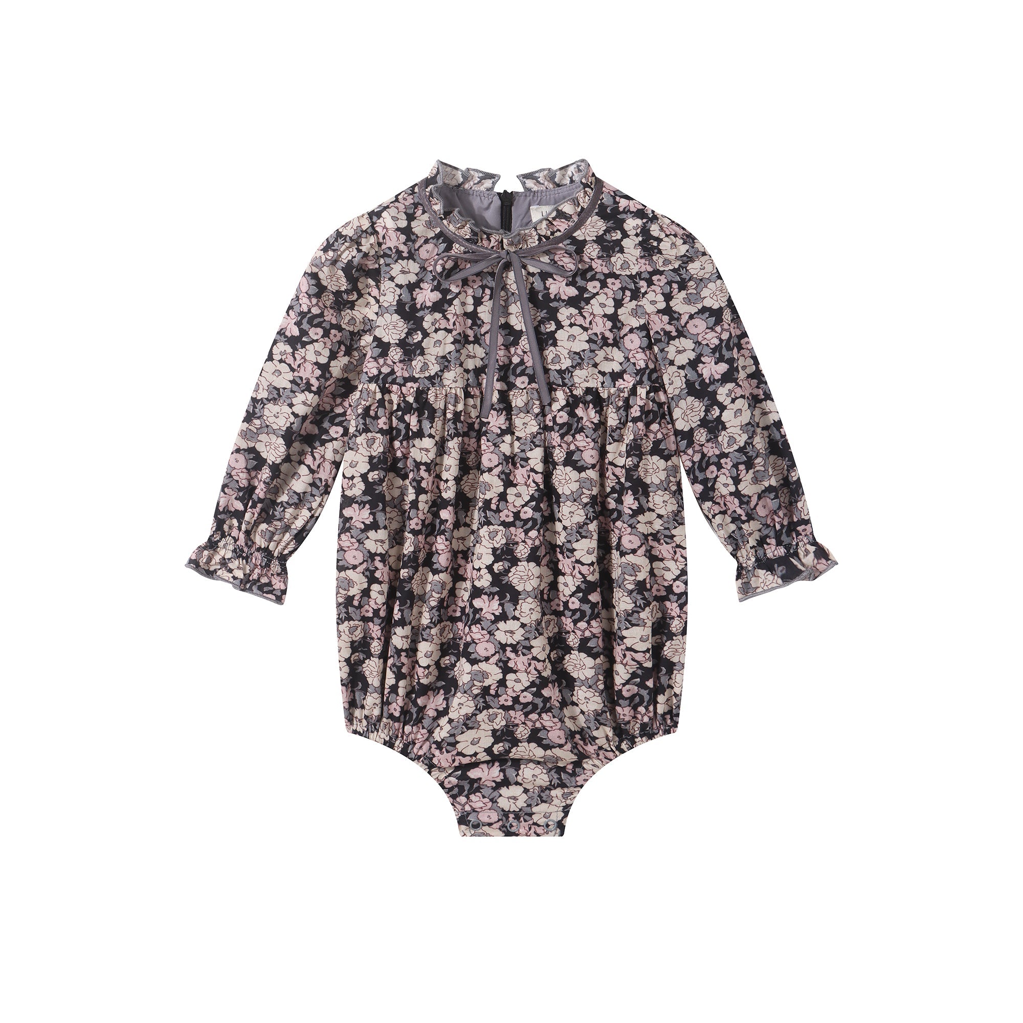 Velvet Petals Romper