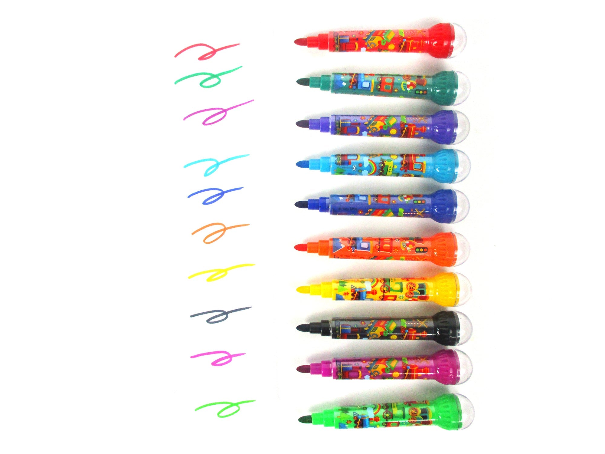 Train Stamp Marker Set - Set Of 10
