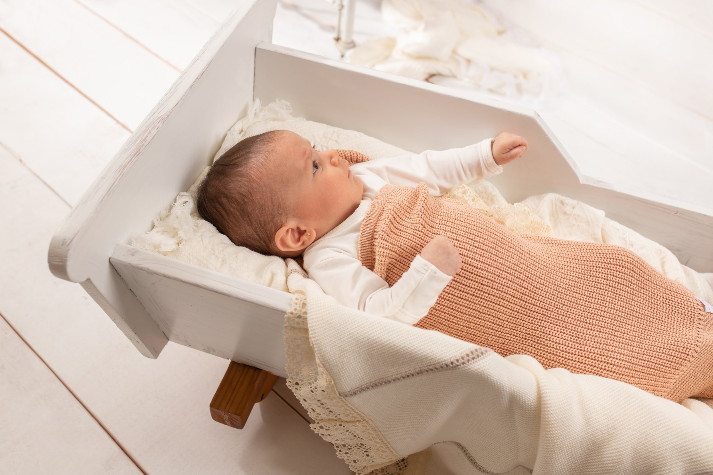 Knit Cocoon ~ Salmon