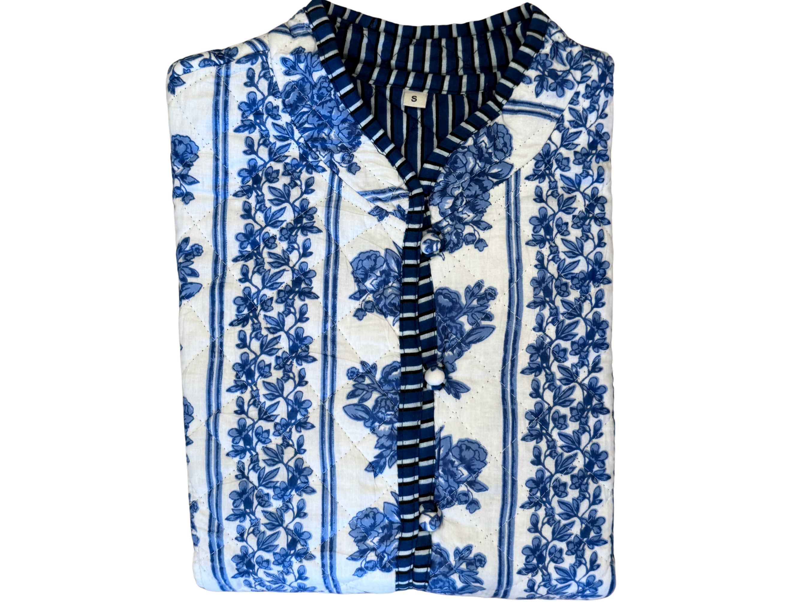 The Charlotte Jacket In Blue Bouquet