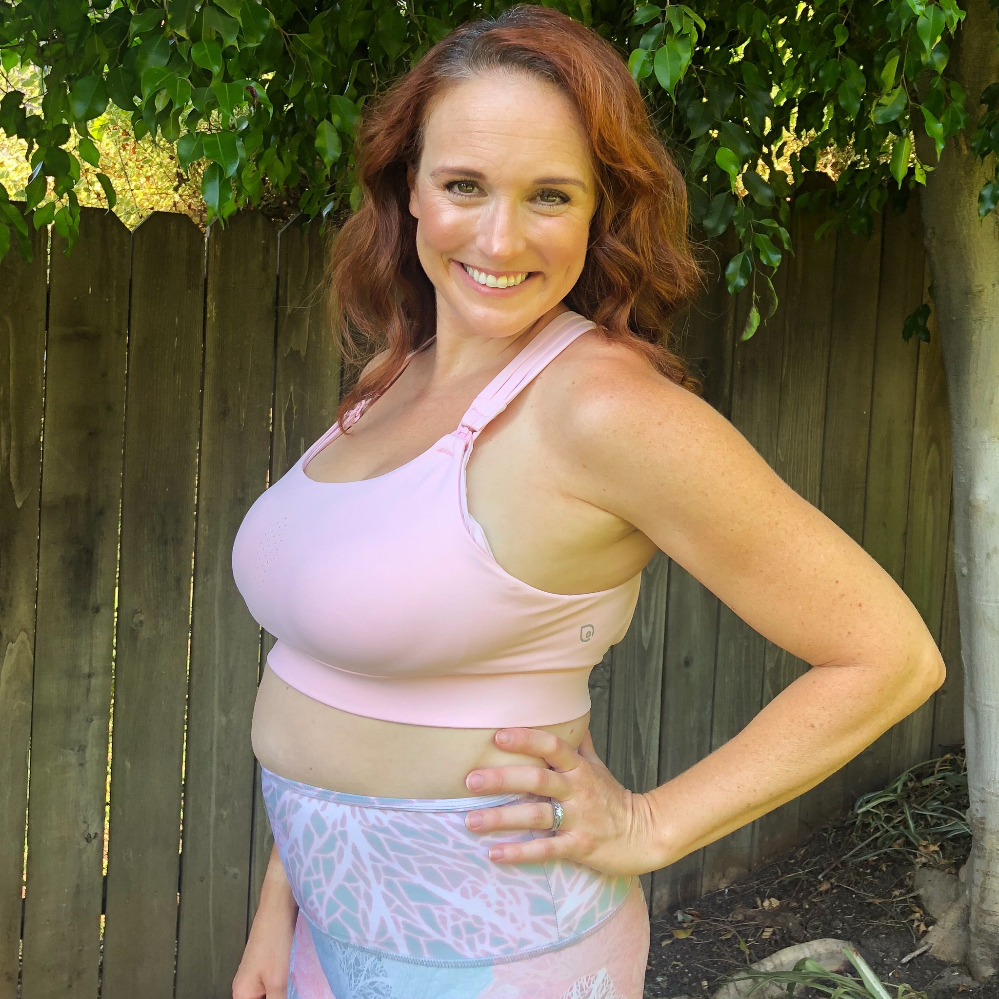 Chloé 3 Running Nursing Sports Bra (dusty Rose)