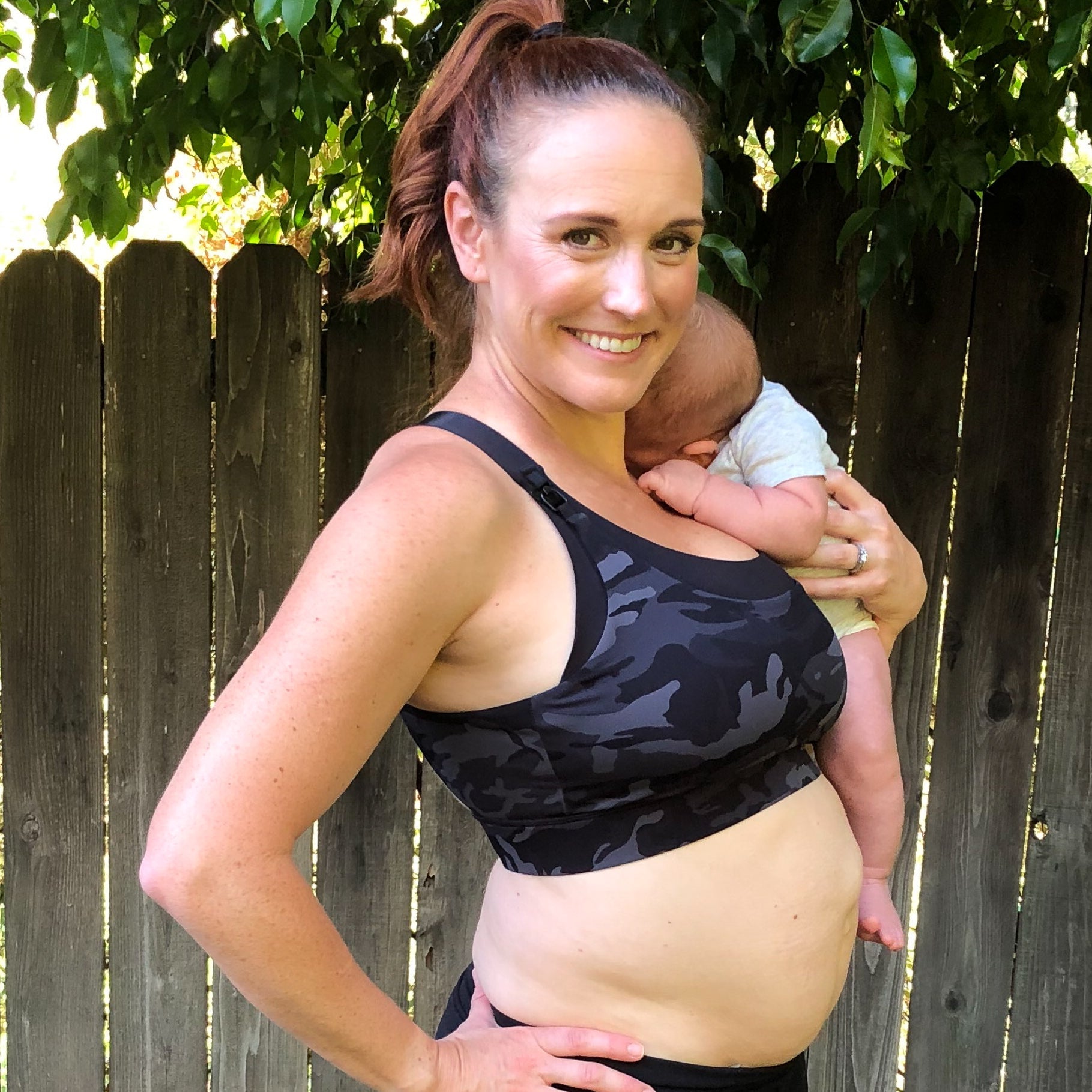 Venice High Impact Full Coverage Nursing Sports Bra (camo)