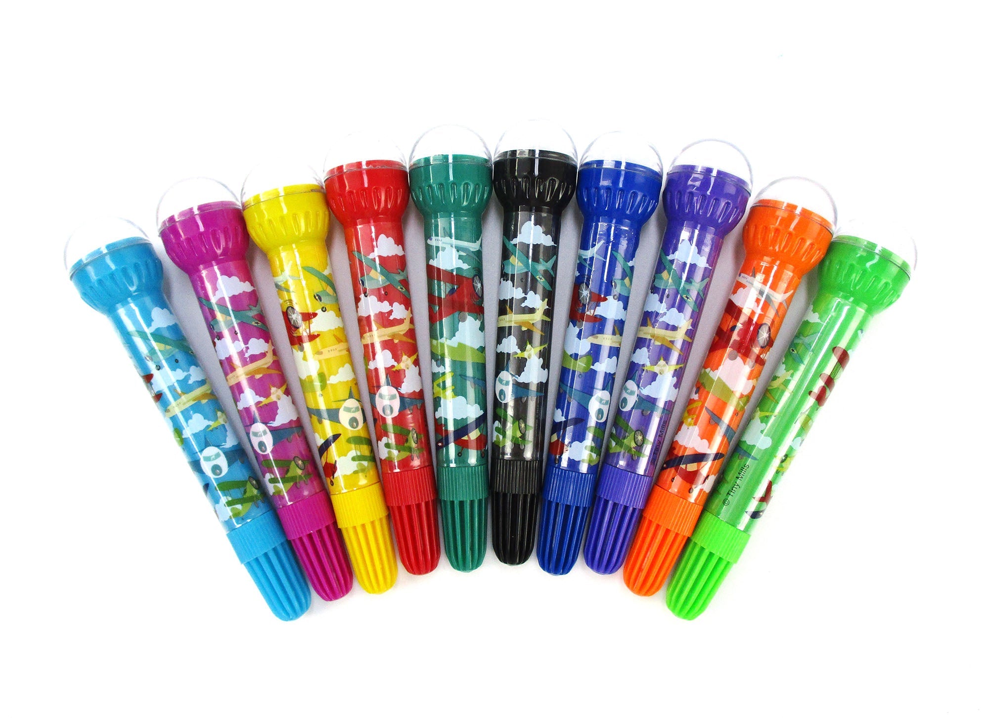 Airplane Stamp Marker Set - Set Of 10