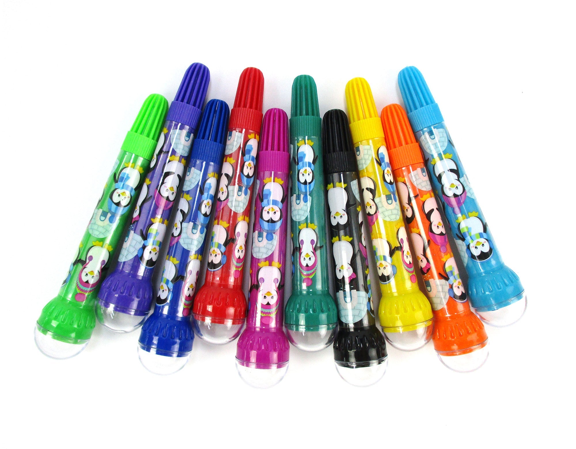 Penguin Stamp Marker Set - Set Of 10