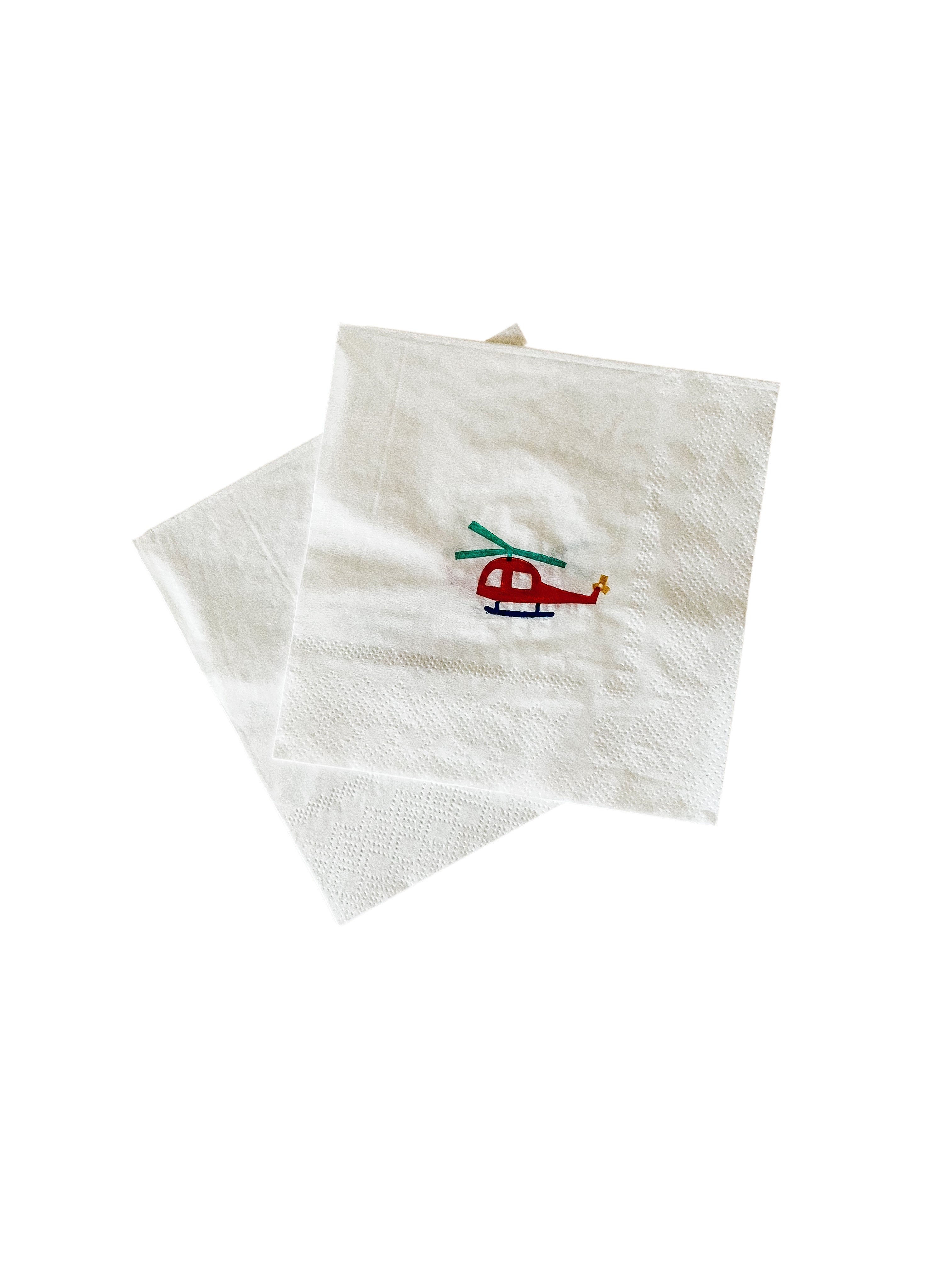 Airplane Napkins Small (16 Per Set)