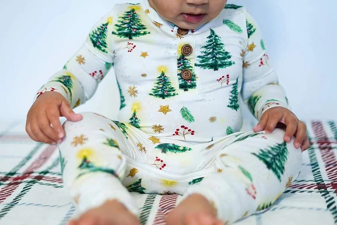 Christmas Trees Convertible Romper