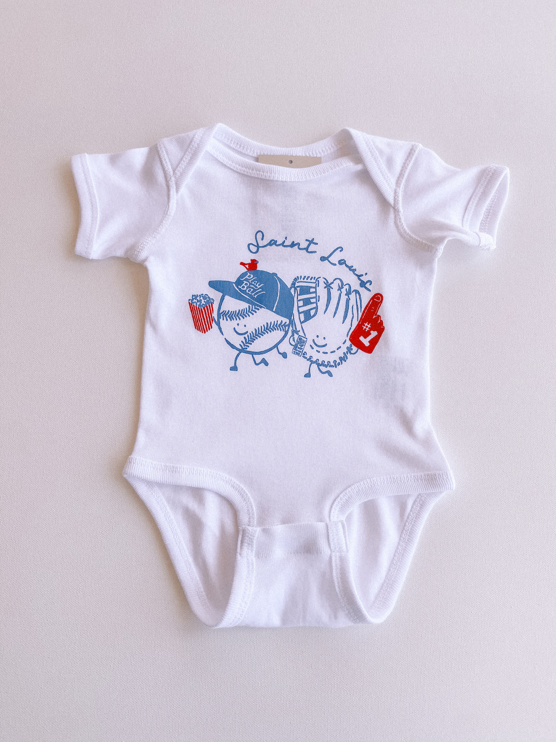 Stl Baseball Buds Onesie