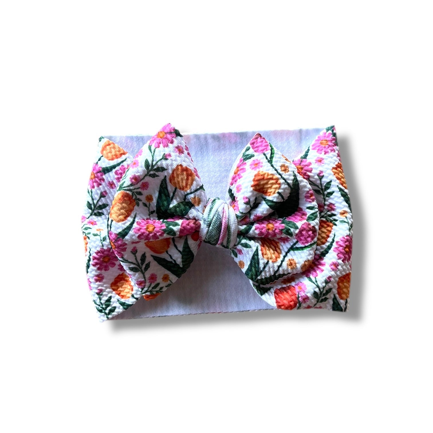 Spring Tulips Baby Headwrap Bow