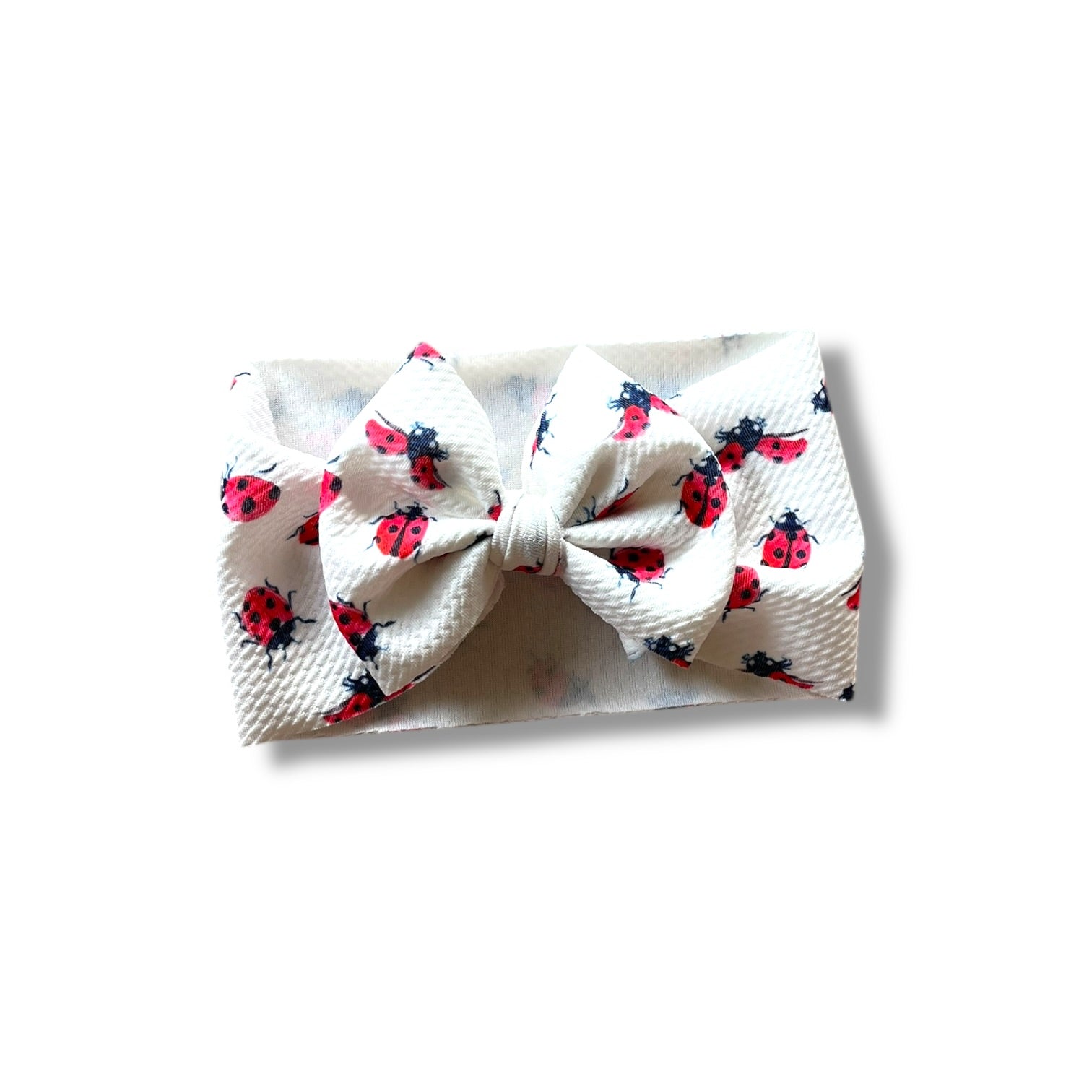 Ladybug Baby Headwrap Bow