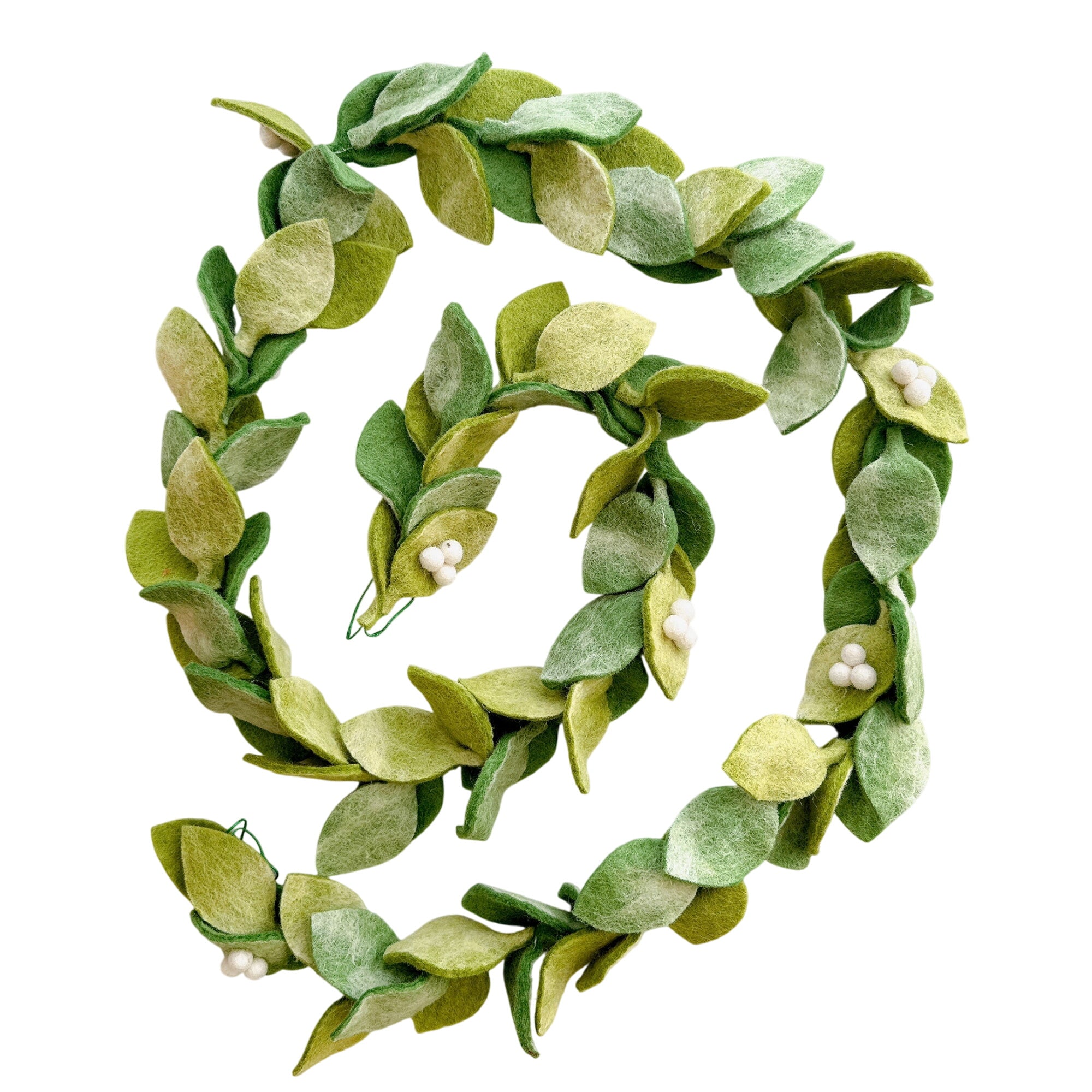 Felt Mistletoe Garland