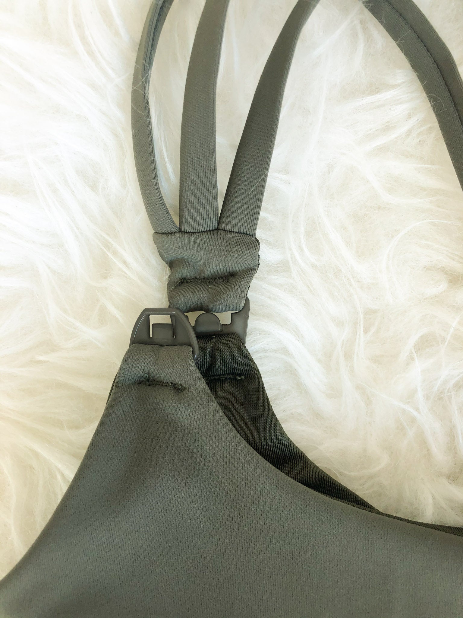 Chloé 3 Running Nursing Sports Bra (dark Olive)