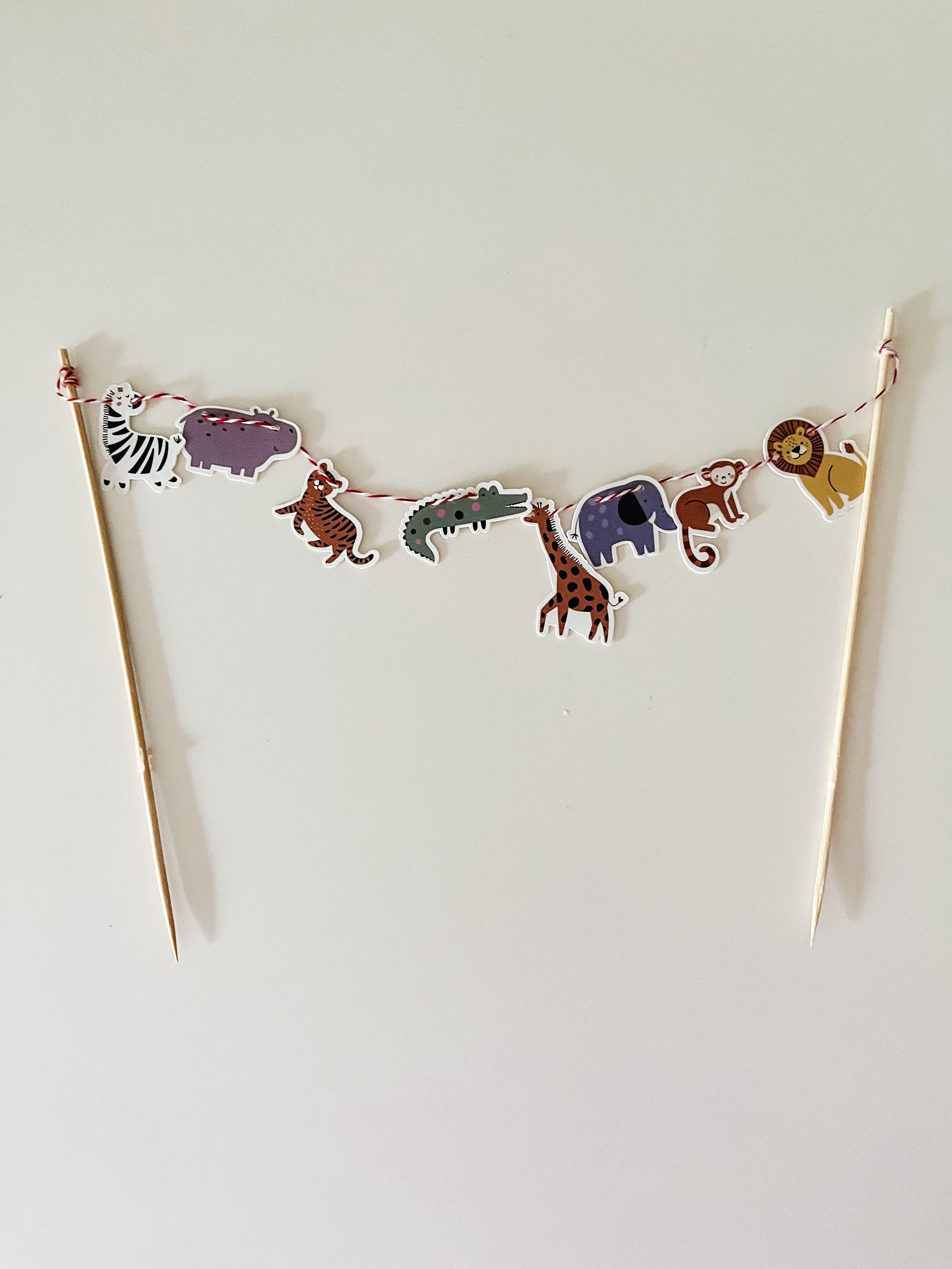 Safari Cake Banner