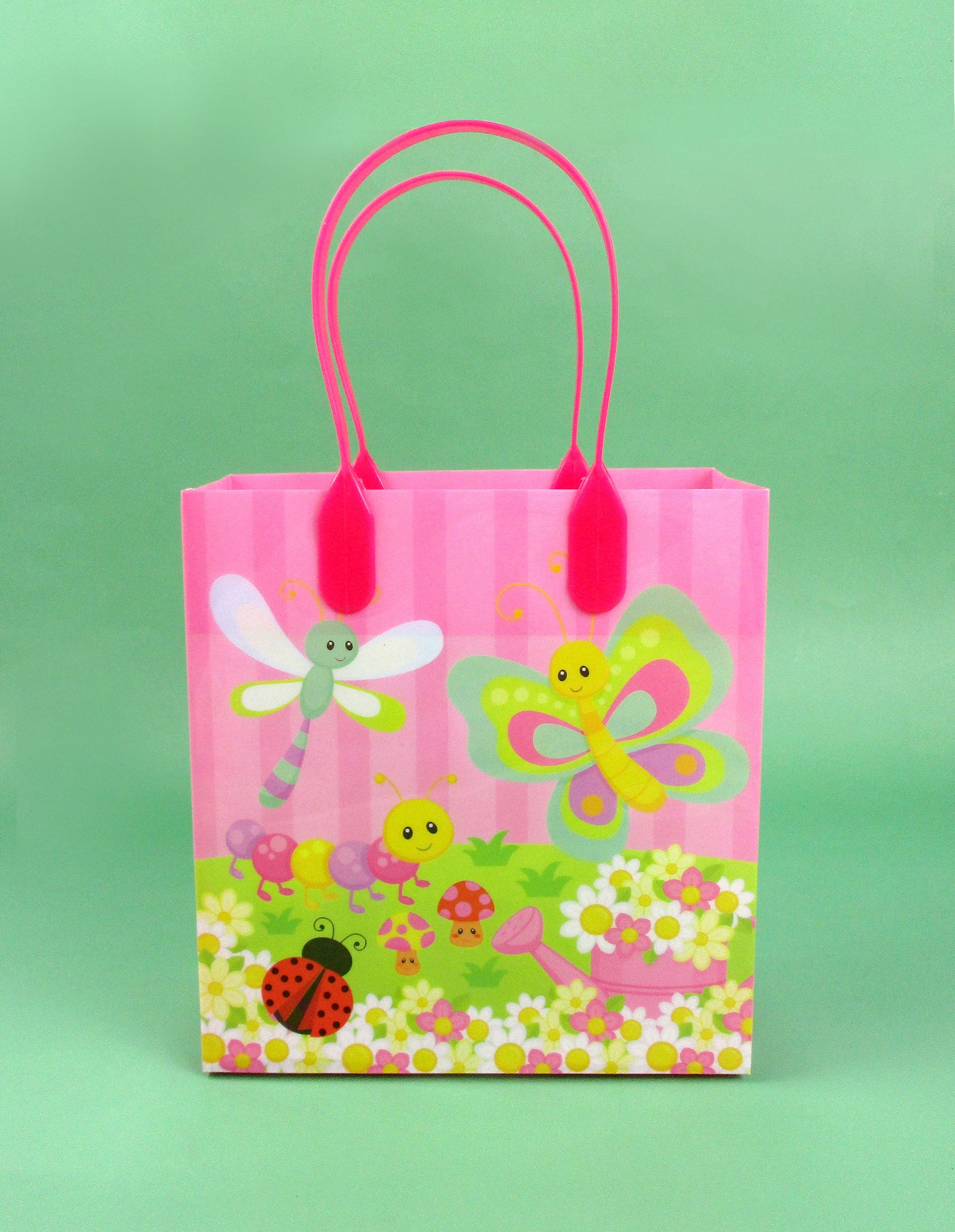 Spring Party Favor Treat Bags - Set Of 6 Or 12