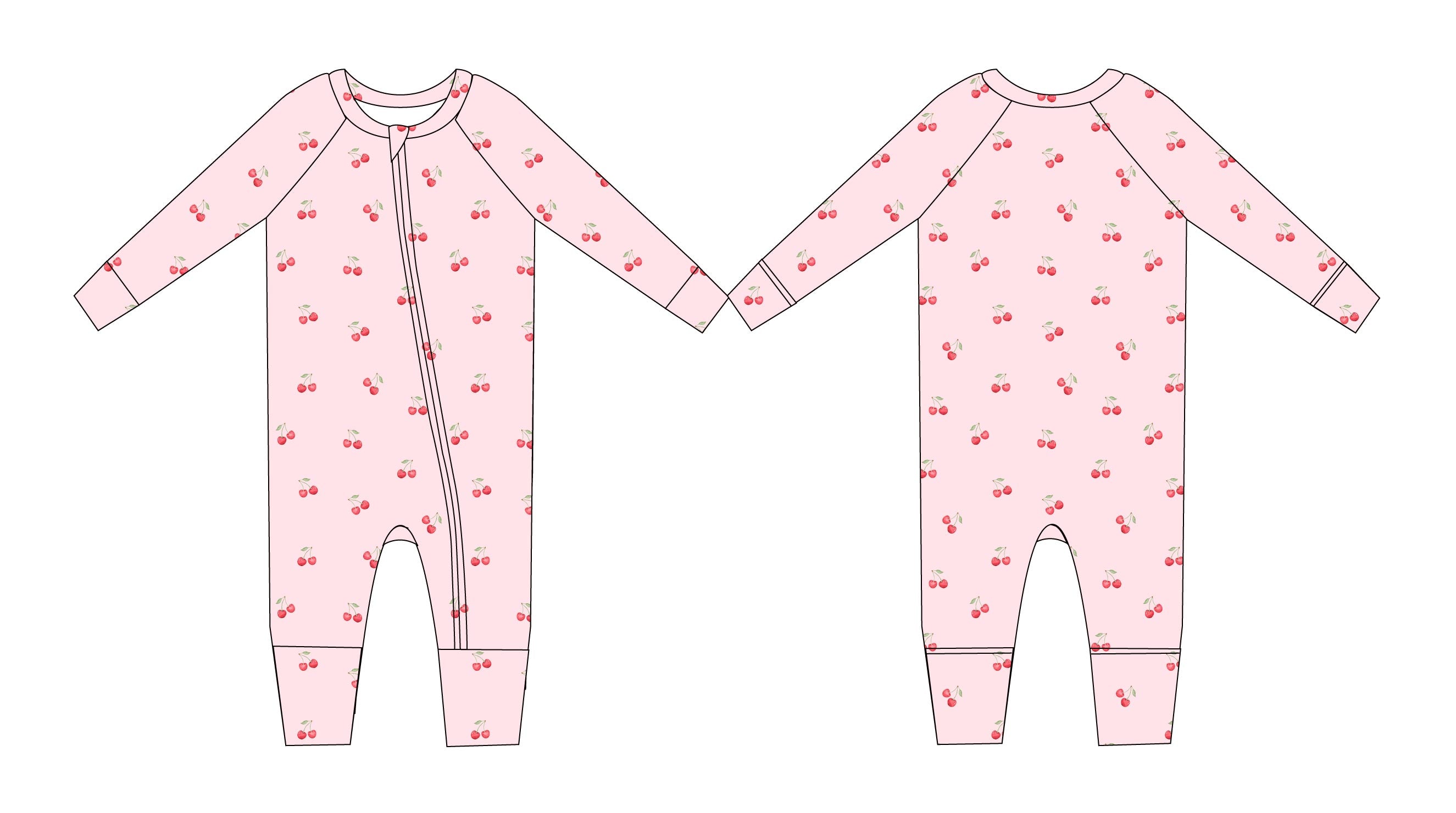 Cherry (ribbed) - Zippy