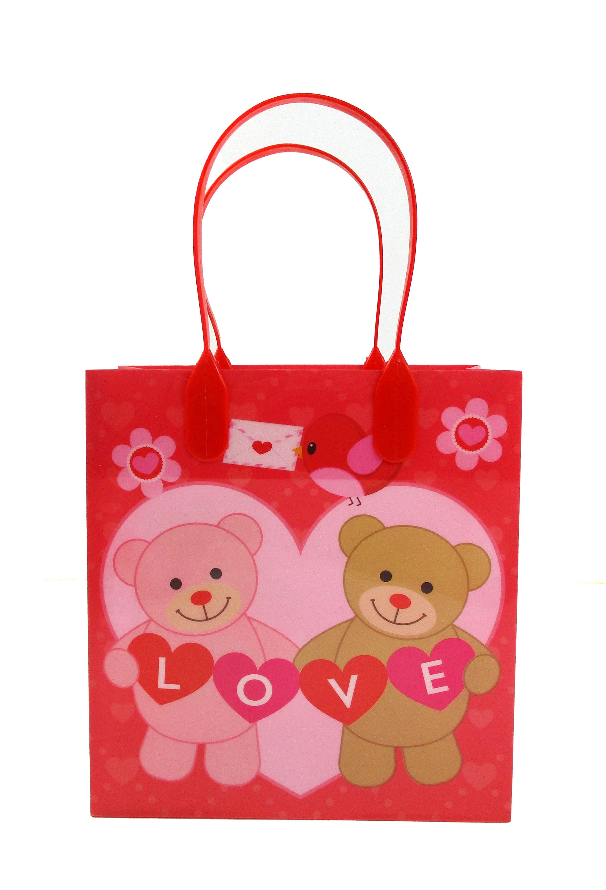 Valentine's Day Party Favor Treat Bags - Set Of 6 Or 12
