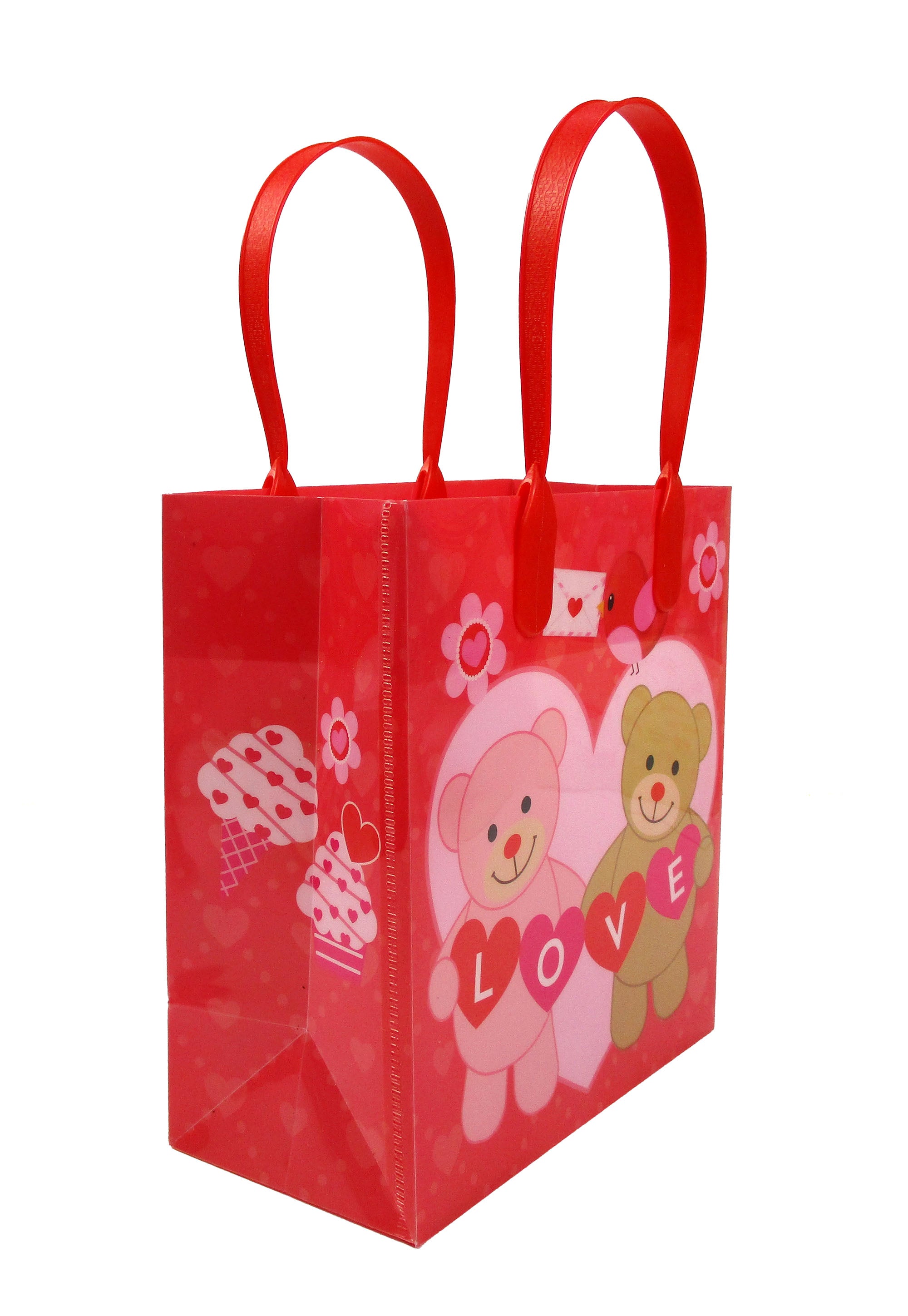 Valentine's Day Party Favor Treat Bags - Set Of 6 Or 12