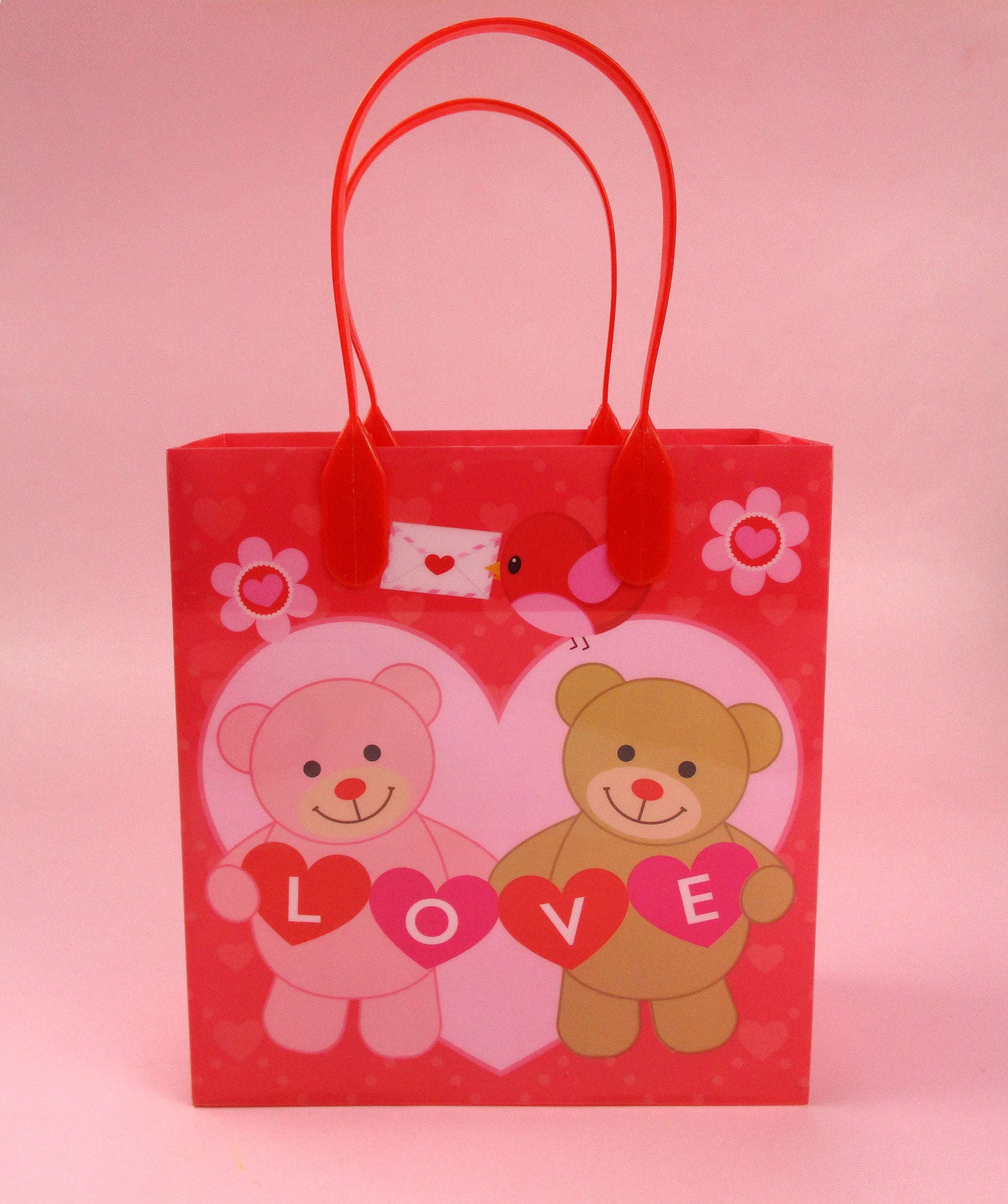 Valentine's Day Party Favor Treat Bags - Set Of 6 Or 12