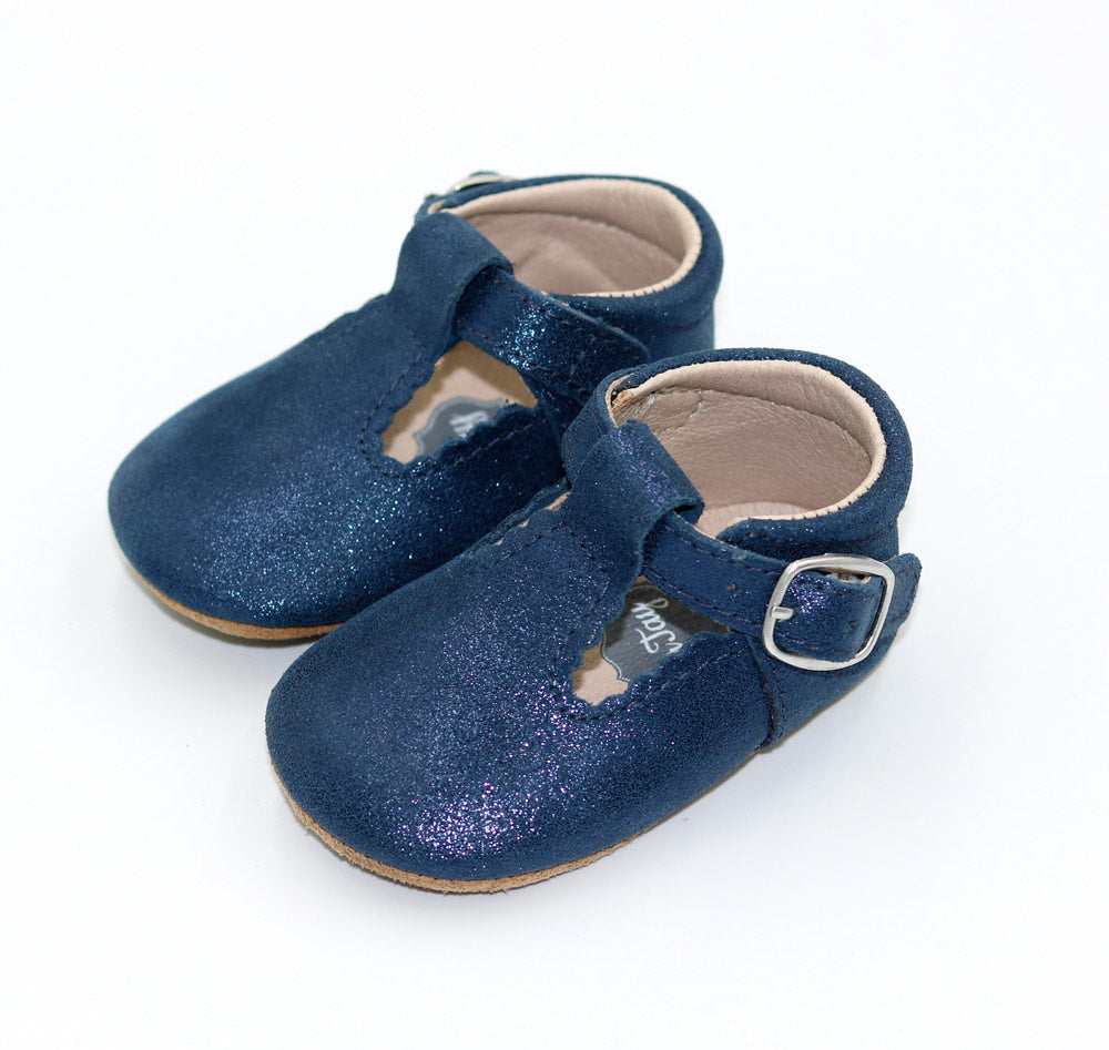 T-straps Midnight Sparkle (blue Shimmer)