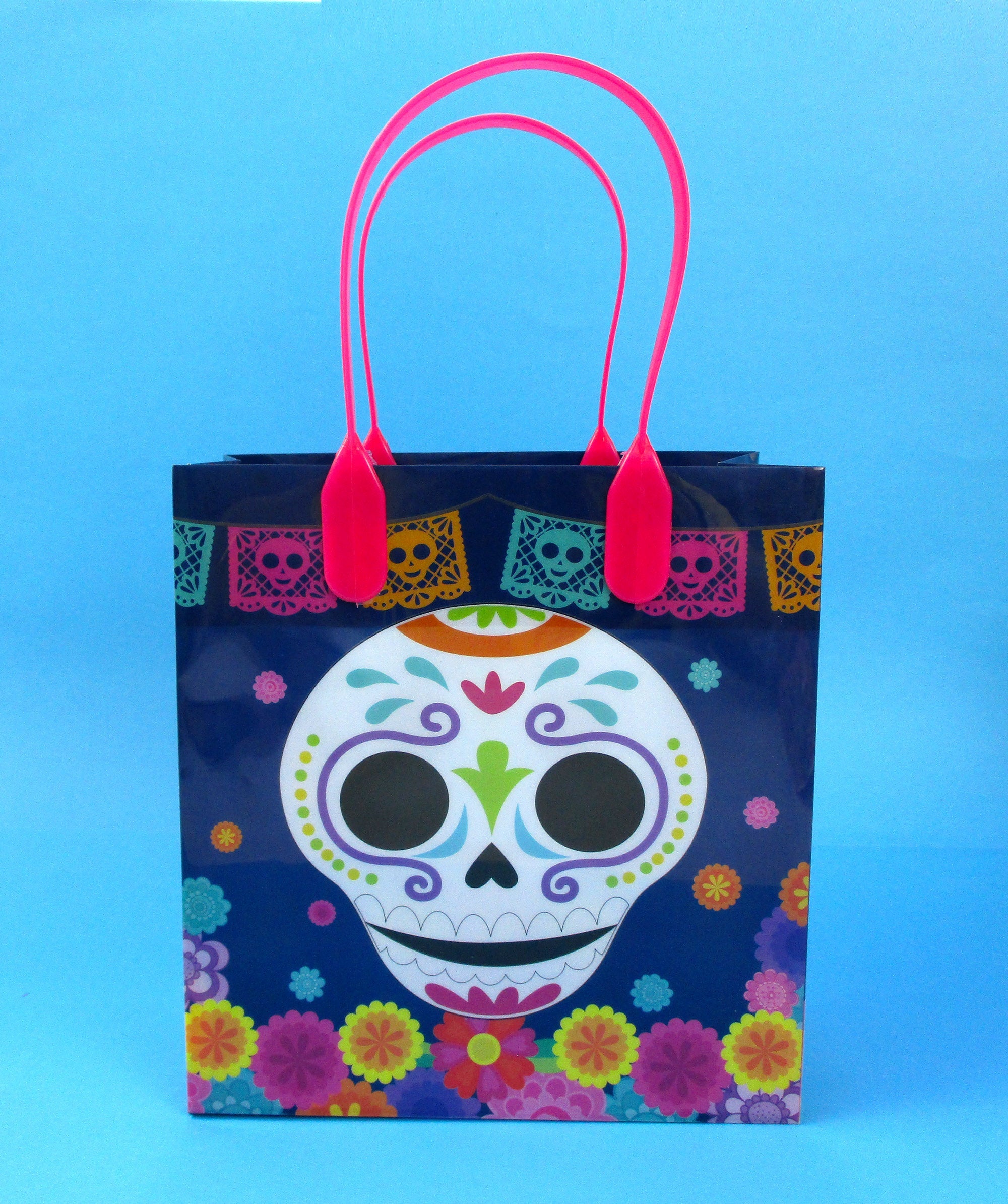 Day Of The Dead Party Favor Treat Bags - Set Of 6 Or 12