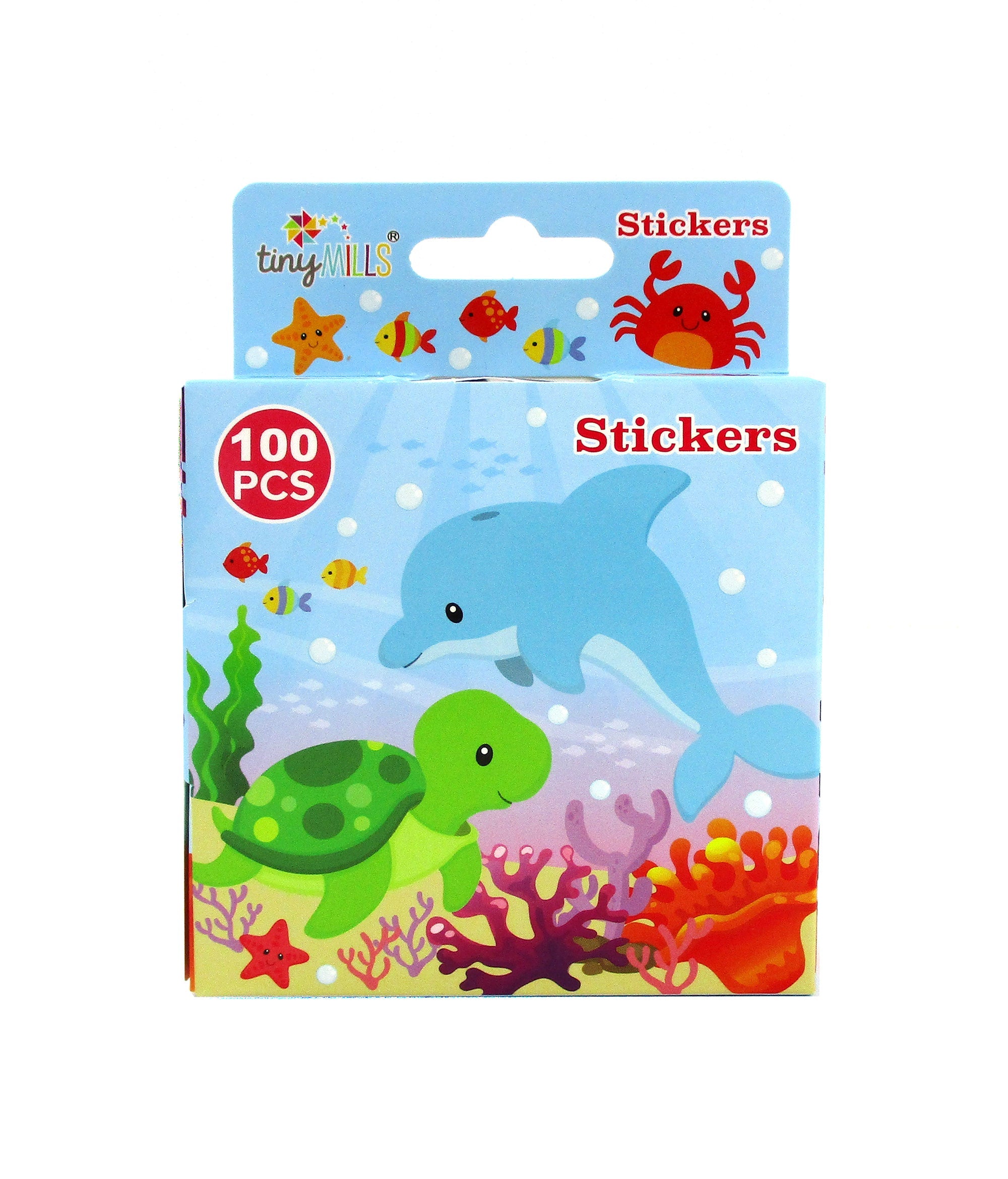 Ocean Animals Stickers 100 Stickers/dispenser, Pack Of 1, 6 Or 12 Dispensers
