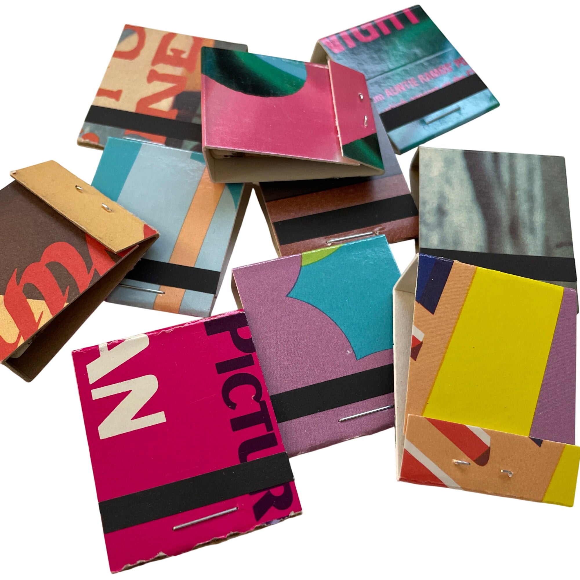 Vintage Vinyl Matchbooks - A Set Of 4!