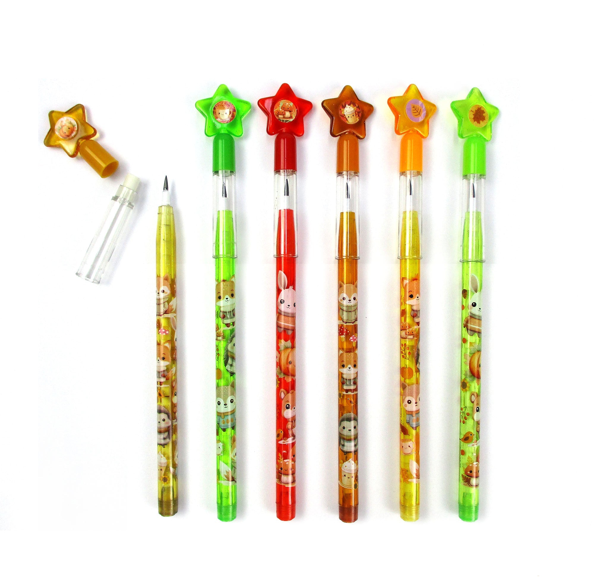 Cozy Autumn Animals Multi Point Pencils