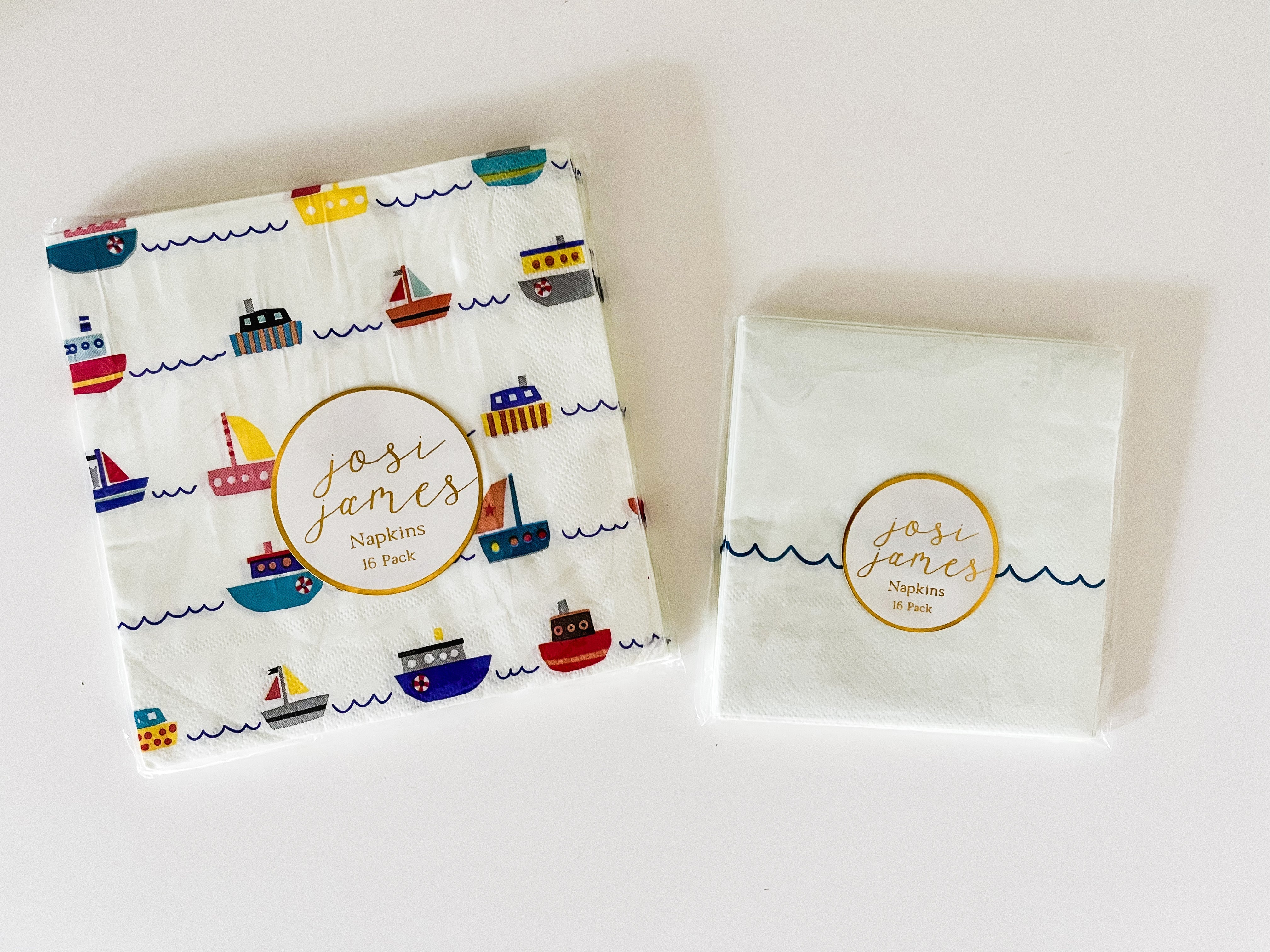 Boat Napkins Large (16 Per Set)